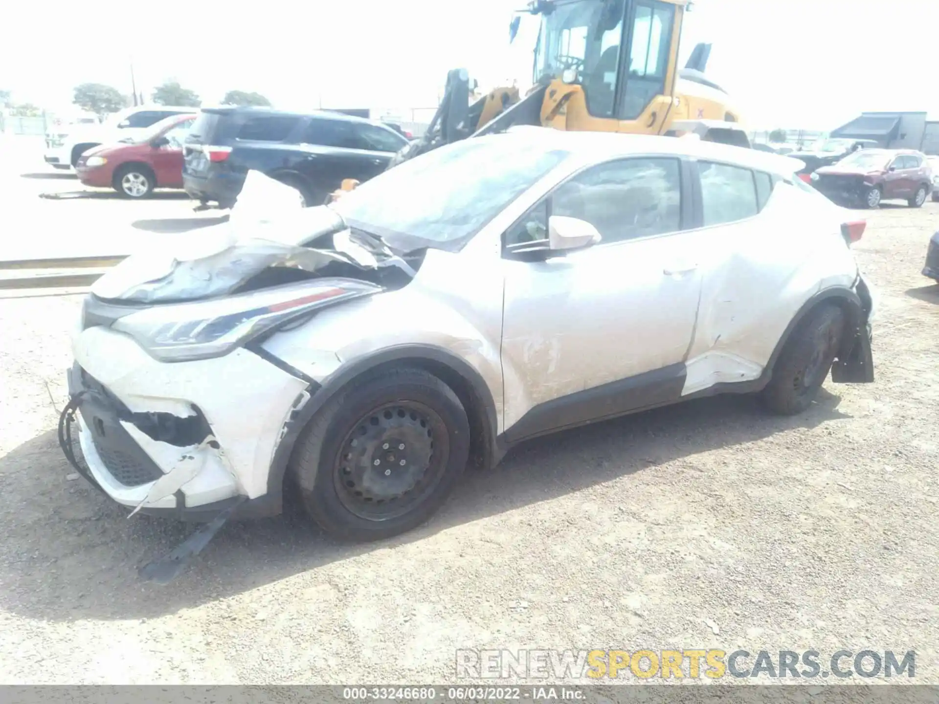 2 Photograph of a damaged car JTNKHMBX7L1083861 TOYOTA C-HR 2020