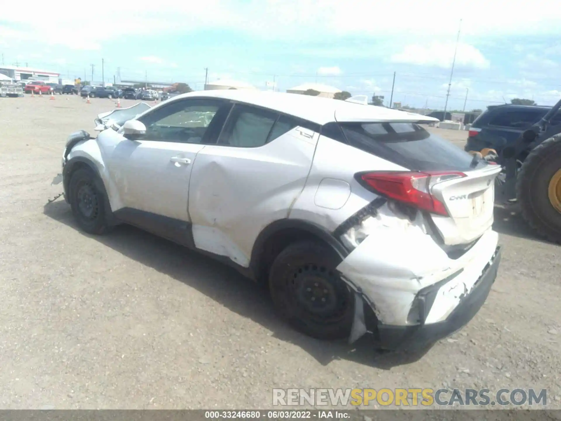 3 Photograph of a damaged car JTNKHMBX7L1083861 TOYOTA C-HR 2020