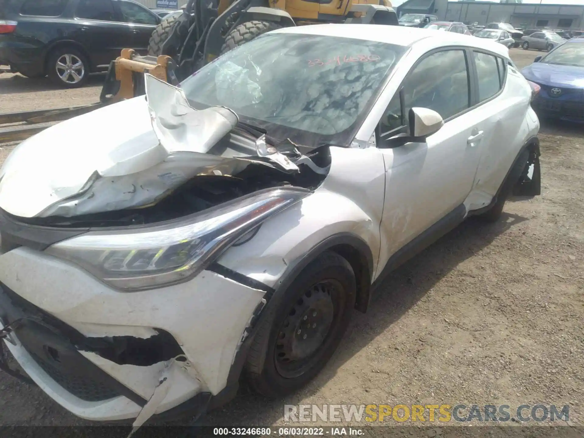 6 Photograph of a damaged car JTNKHMBX7L1083861 TOYOTA C-HR 2020