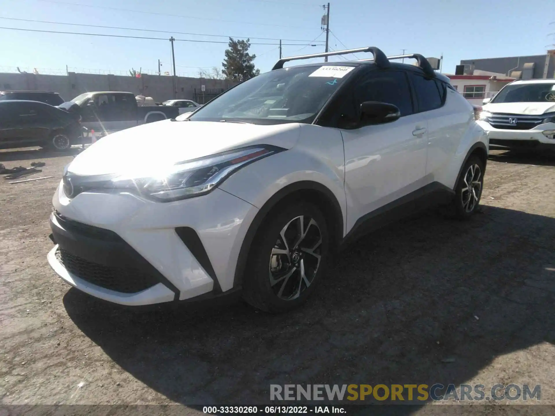 2 Фотография поврежденного автомобиля JTNKHMBX7L1084167 TOYOTA C-HR 2020