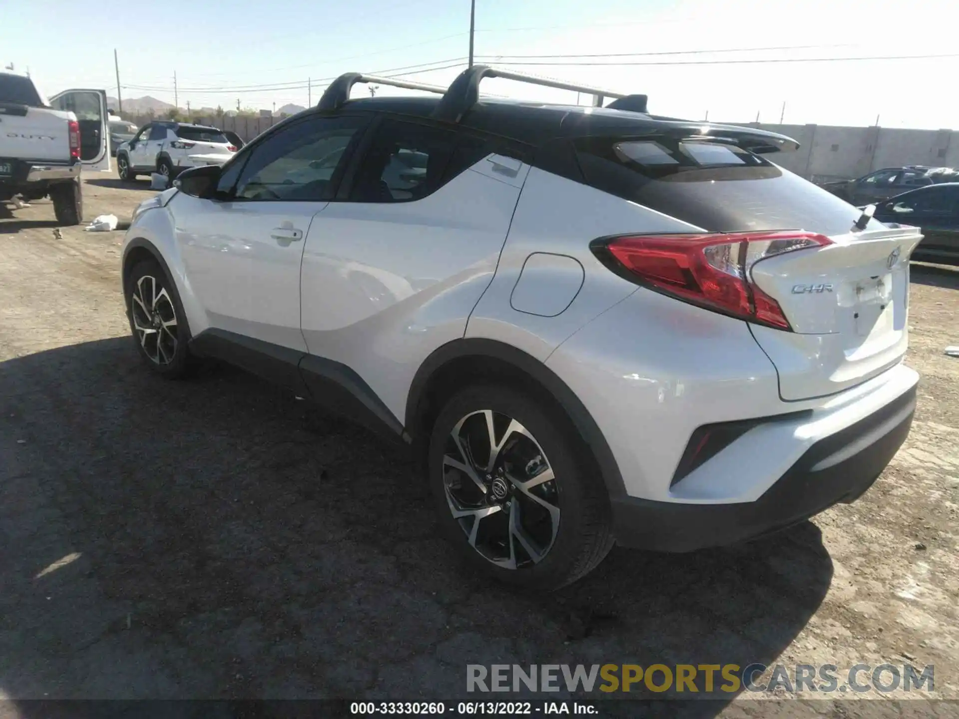 3 Photograph of a damaged car JTNKHMBX7L1084167 TOYOTA C-HR 2020