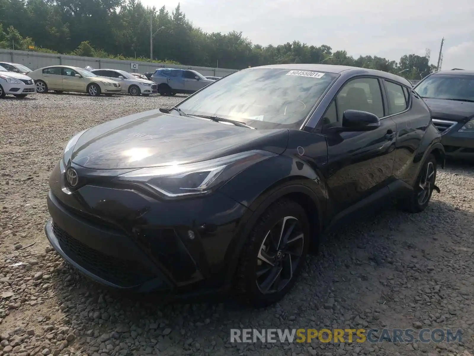 2 Фотография поврежденного автомобиля JTNKHMBX7L1087053 TOYOTA C-HR 2020