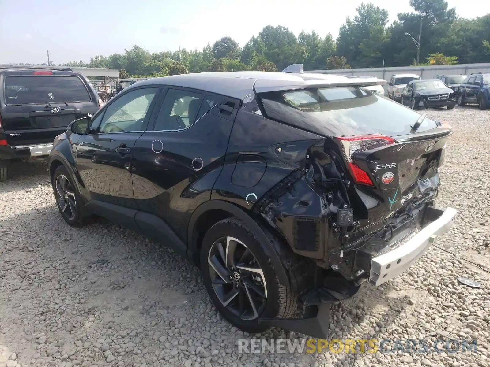 3 Photograph of a damaged car JTNKHMBX7L1087053 TOYOTA C-HR 2020