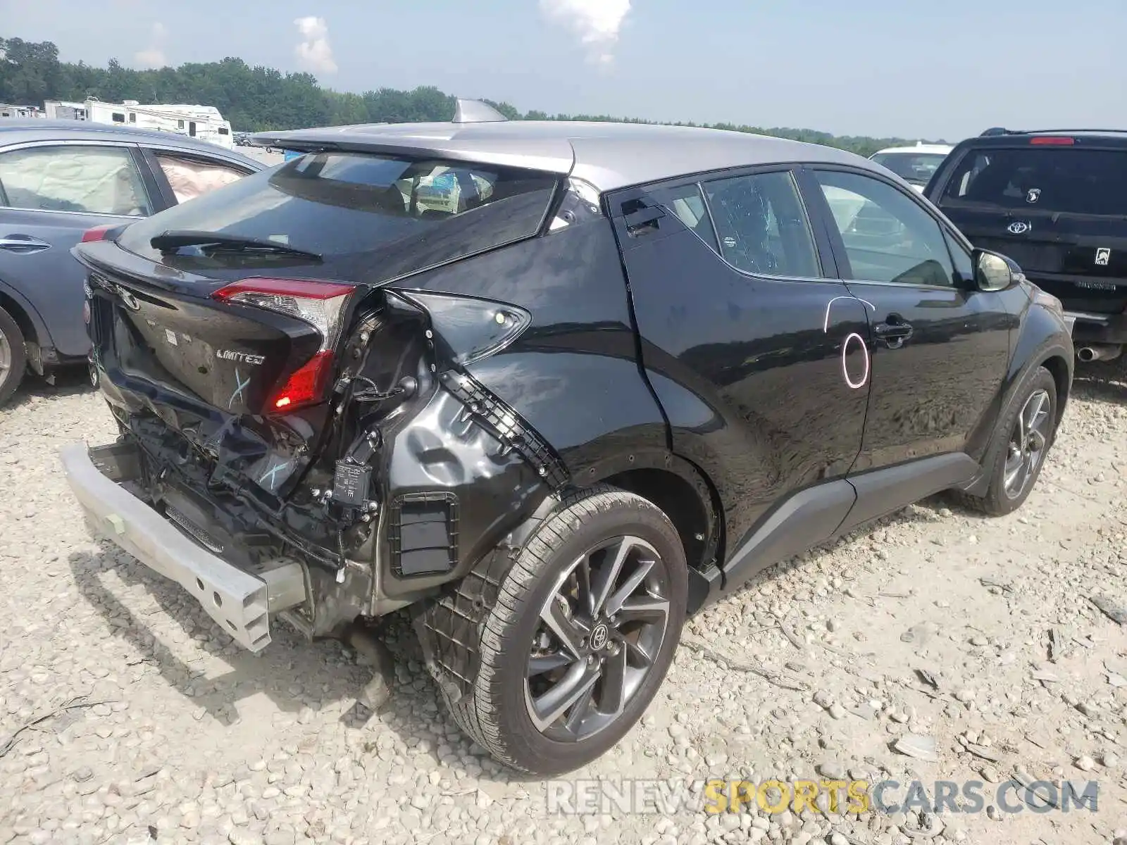 4 Photograph of a damaged car JTNKHMBX7L1087053 TOYOTA C-HR 2020