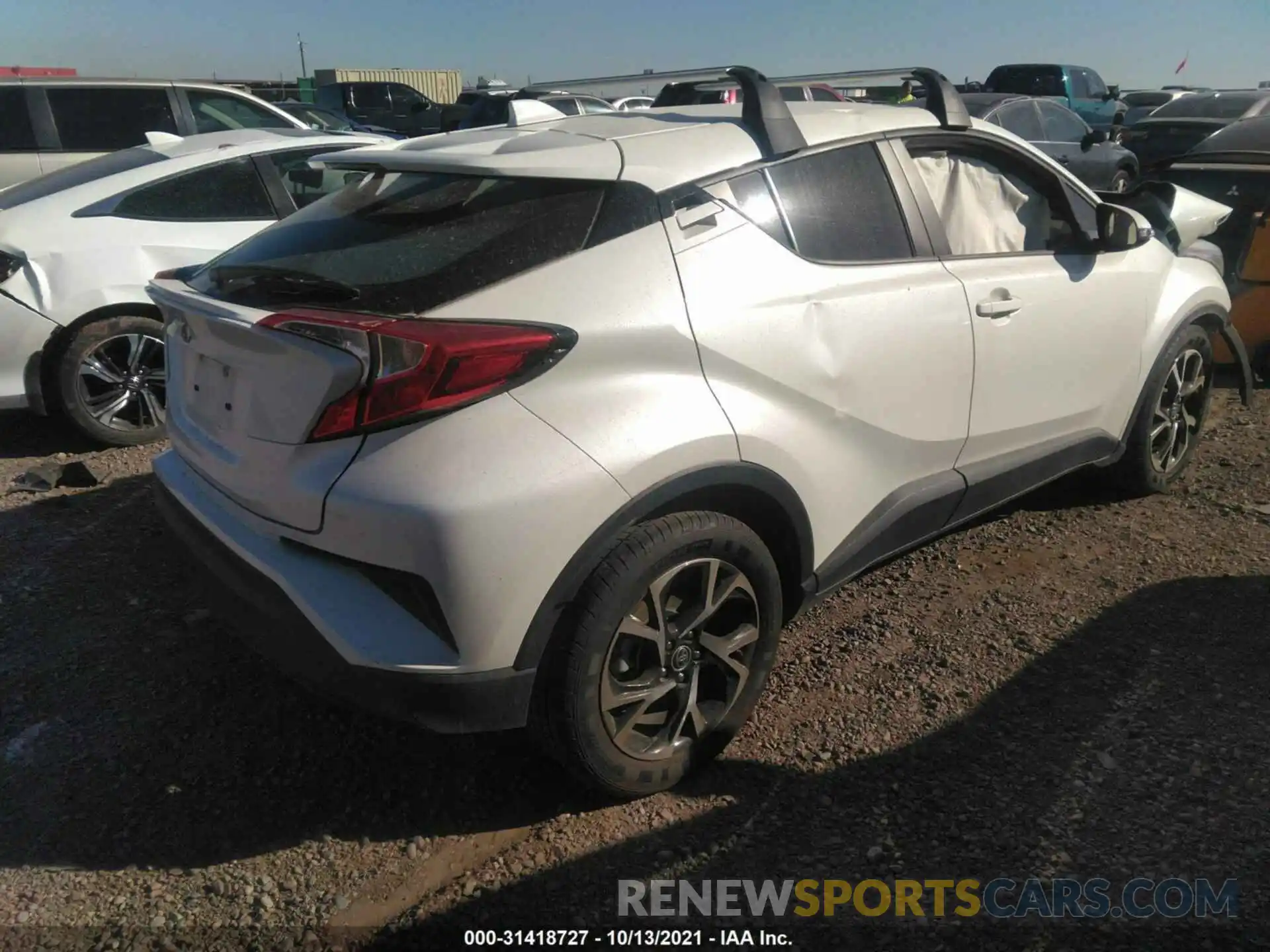 4 Photograph of a damaged car JTNKHMBX7L1087070 TOYOTA C-HR 2020