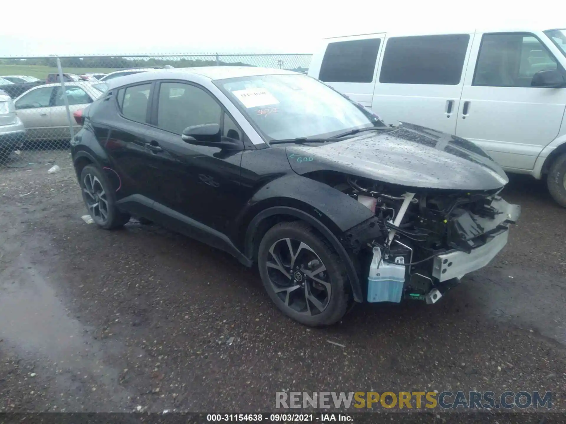 1 Photograph of a damaged car JTNKHMBX7L1087554 TOYOTA C-HR 2020