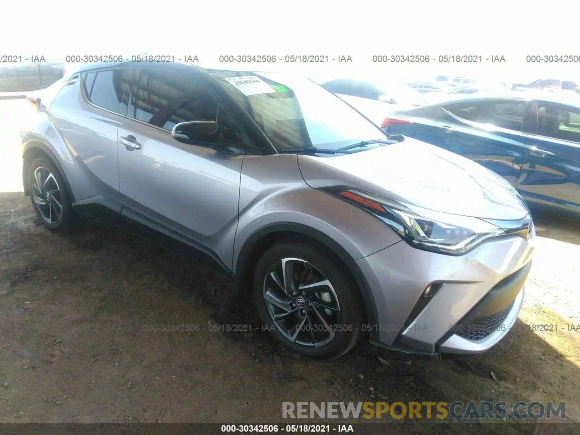 1 Photograph of a damaged car JTNKHMBX7L1088199 TOYOTA C-HR 2020