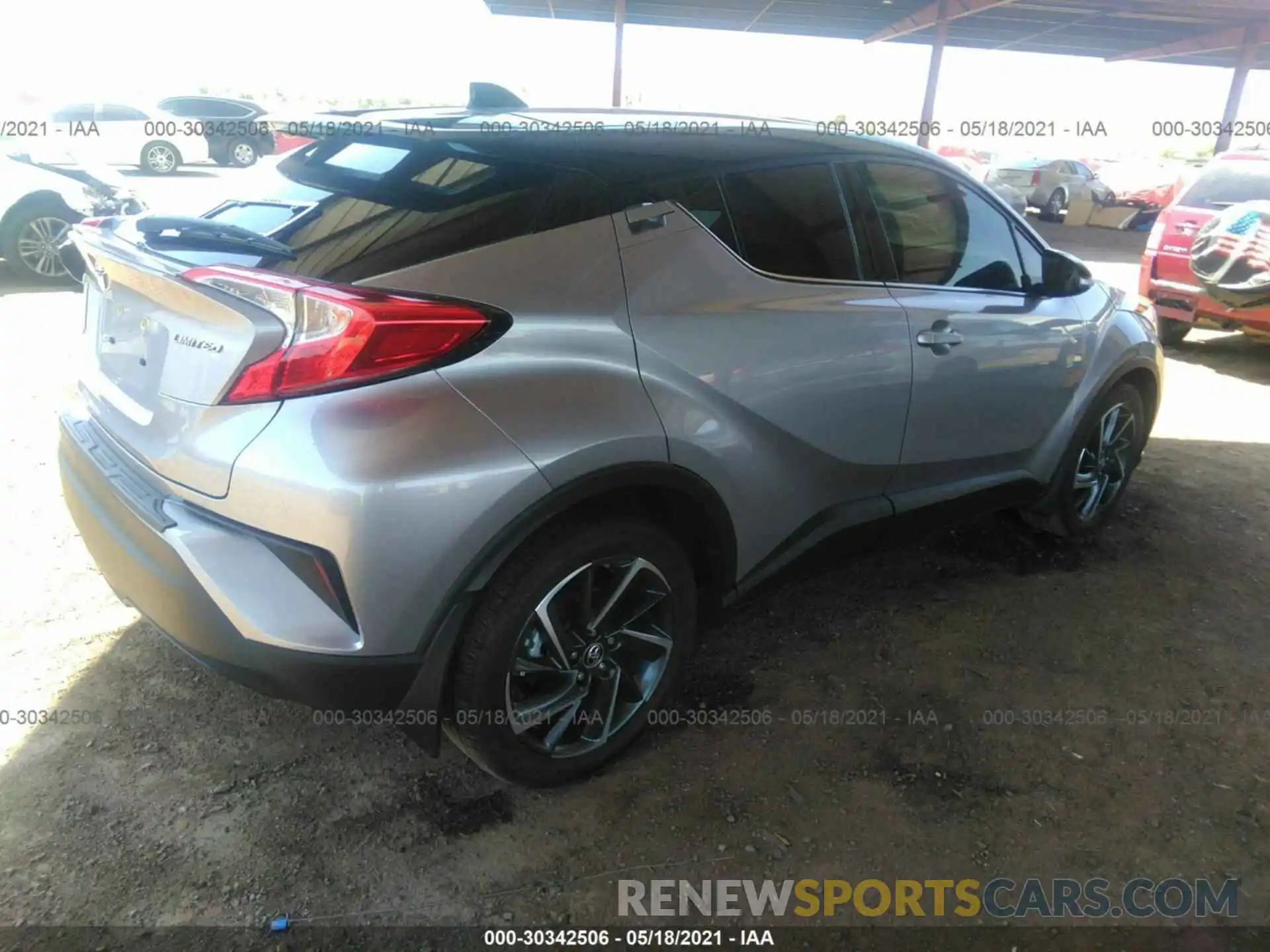 4 Photograph of a damaged car JTNKHMBX7L1088199 TOYOTA C-HR 2020