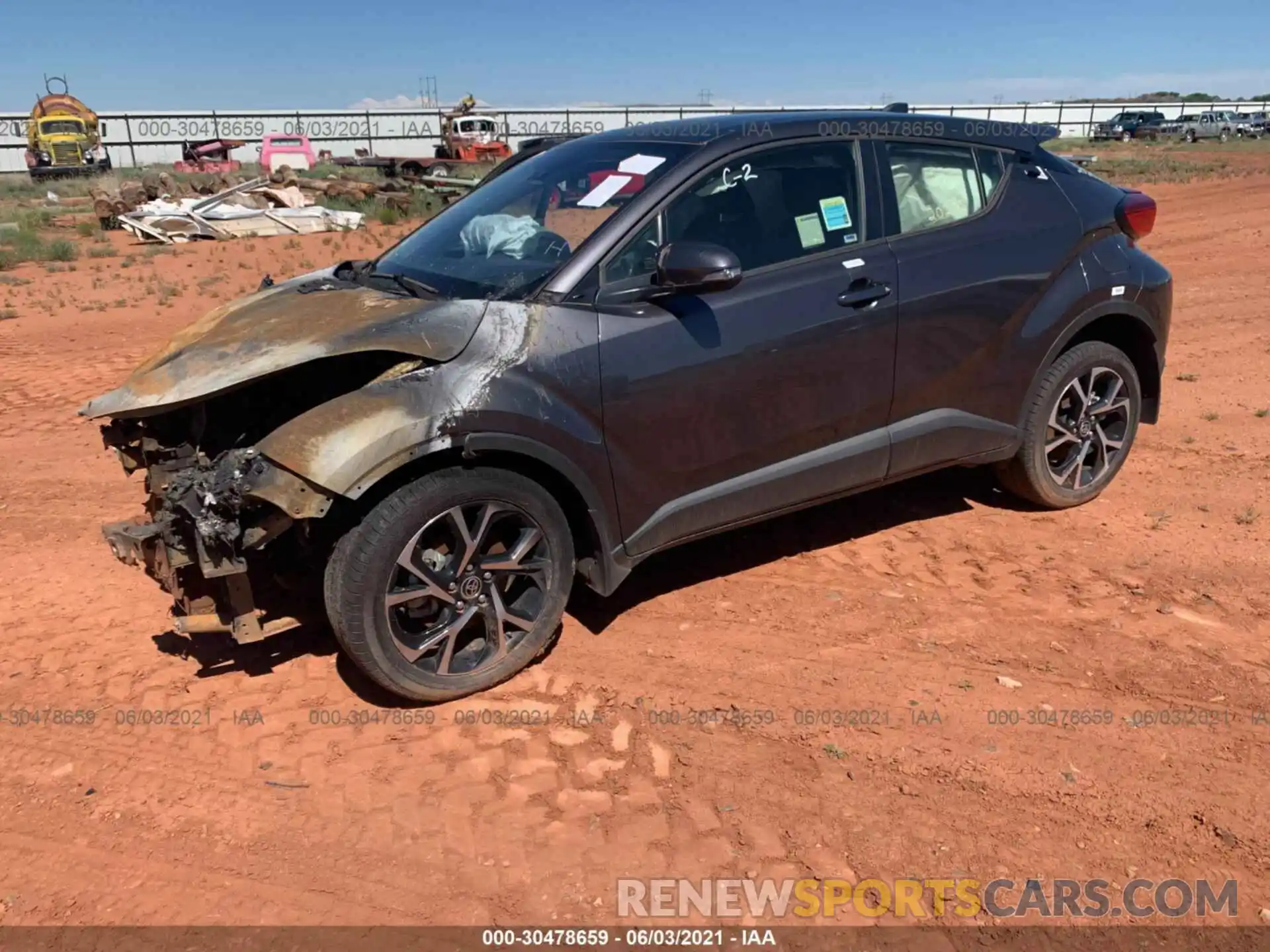 2 Photograph of a damaged car JTNKHMBX7L1089353 TOYOTA C-HR 2020