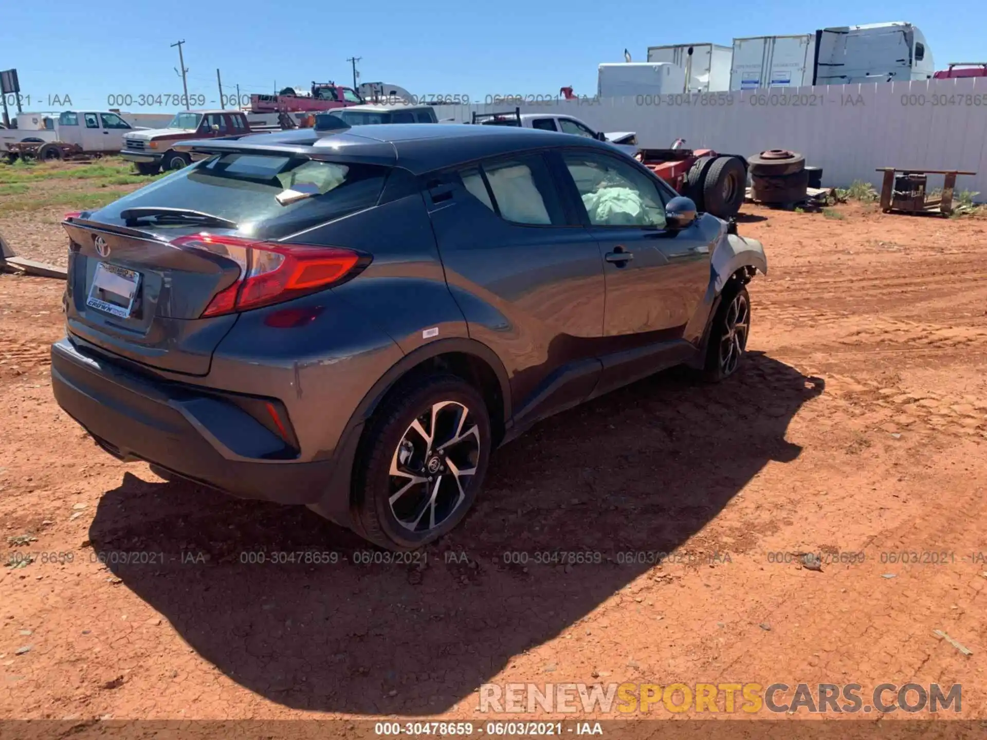 4 Photograph of a damaged car JTNKHMBX7L1089353 TOYOTA C-HR 2020