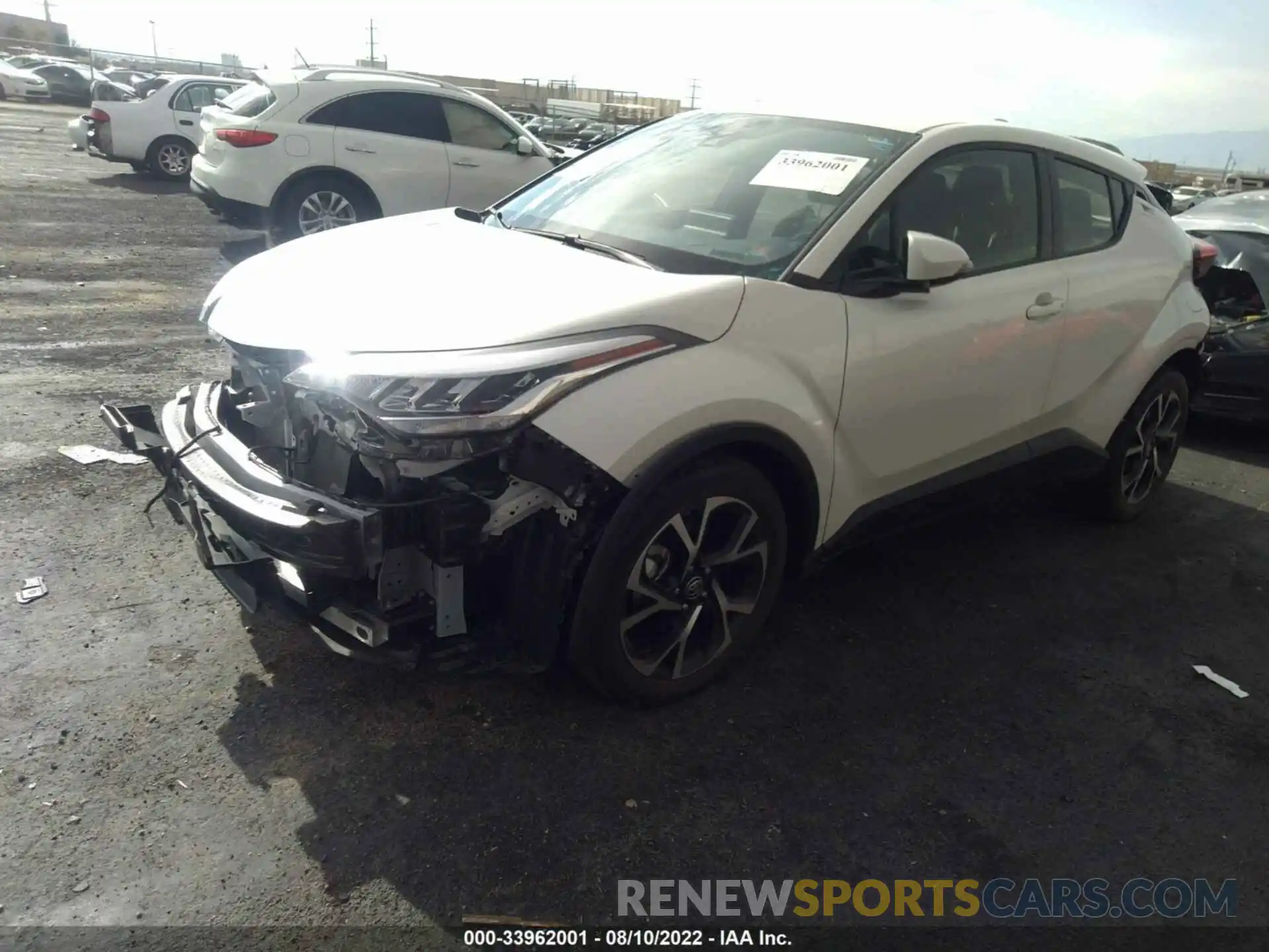 2 Photograph of a damaged car JTNKHMBX7L1090549 TOYOTA C-HR 2020