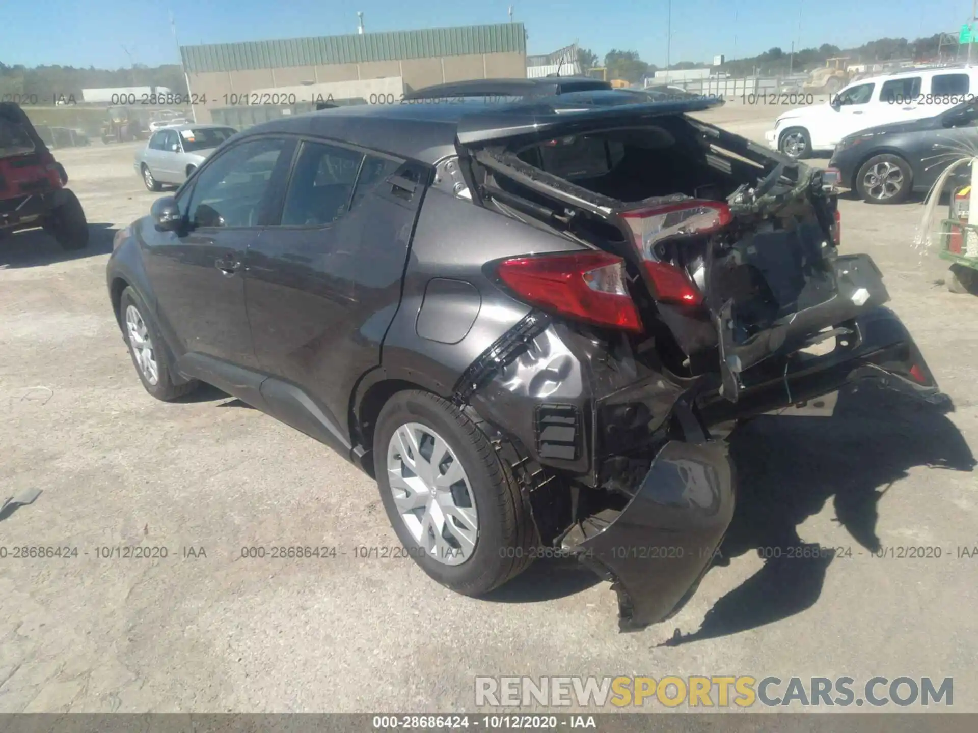 3 Photograph of a damaged car JTNKHMBX7L1090552 TOYOTA C-HR 2020