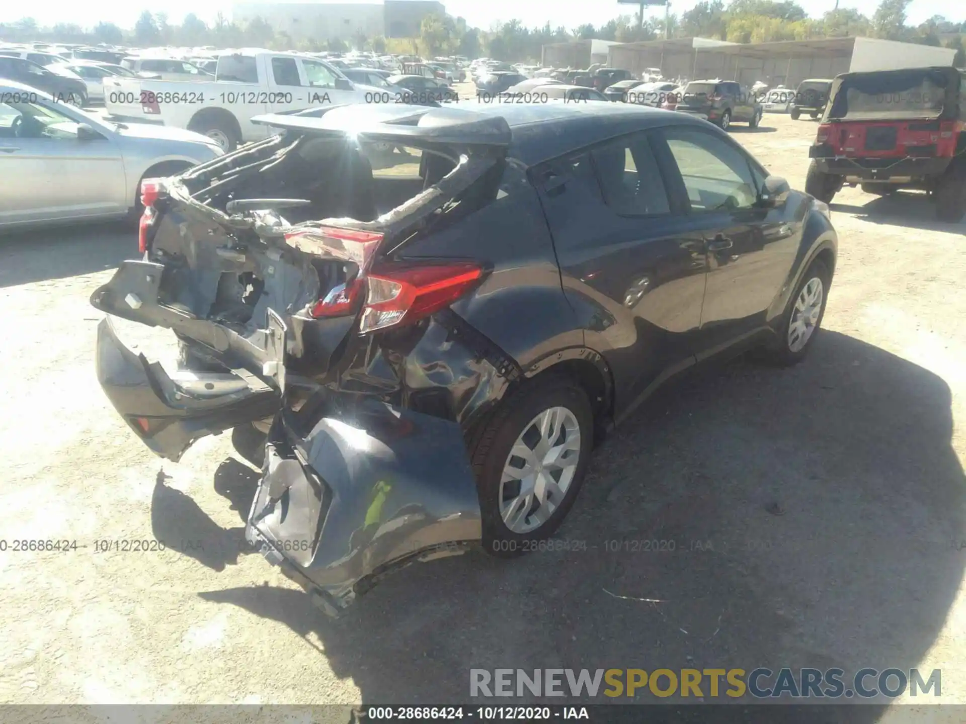 4 Photograph of a damaged car JTNKHMBX7L1090552 TOYOTA C-HR 2020