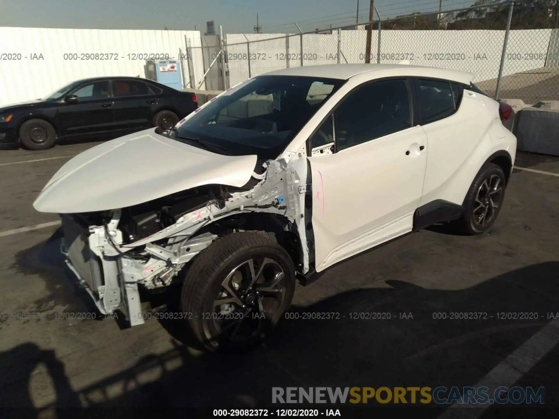 2 Photograph of a damaged car JTNKHMBX7L1093936 TOYOTA C-HR 2020