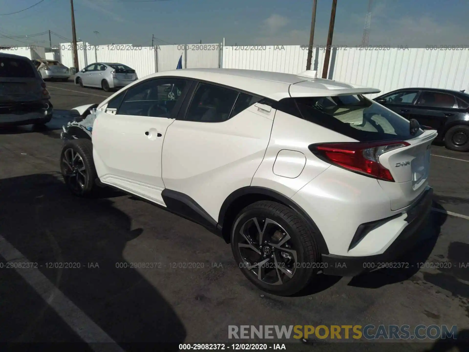 3 Photograph of a damaged car JTNKHMBX7L1093936 TOYOTA C-HR 2020