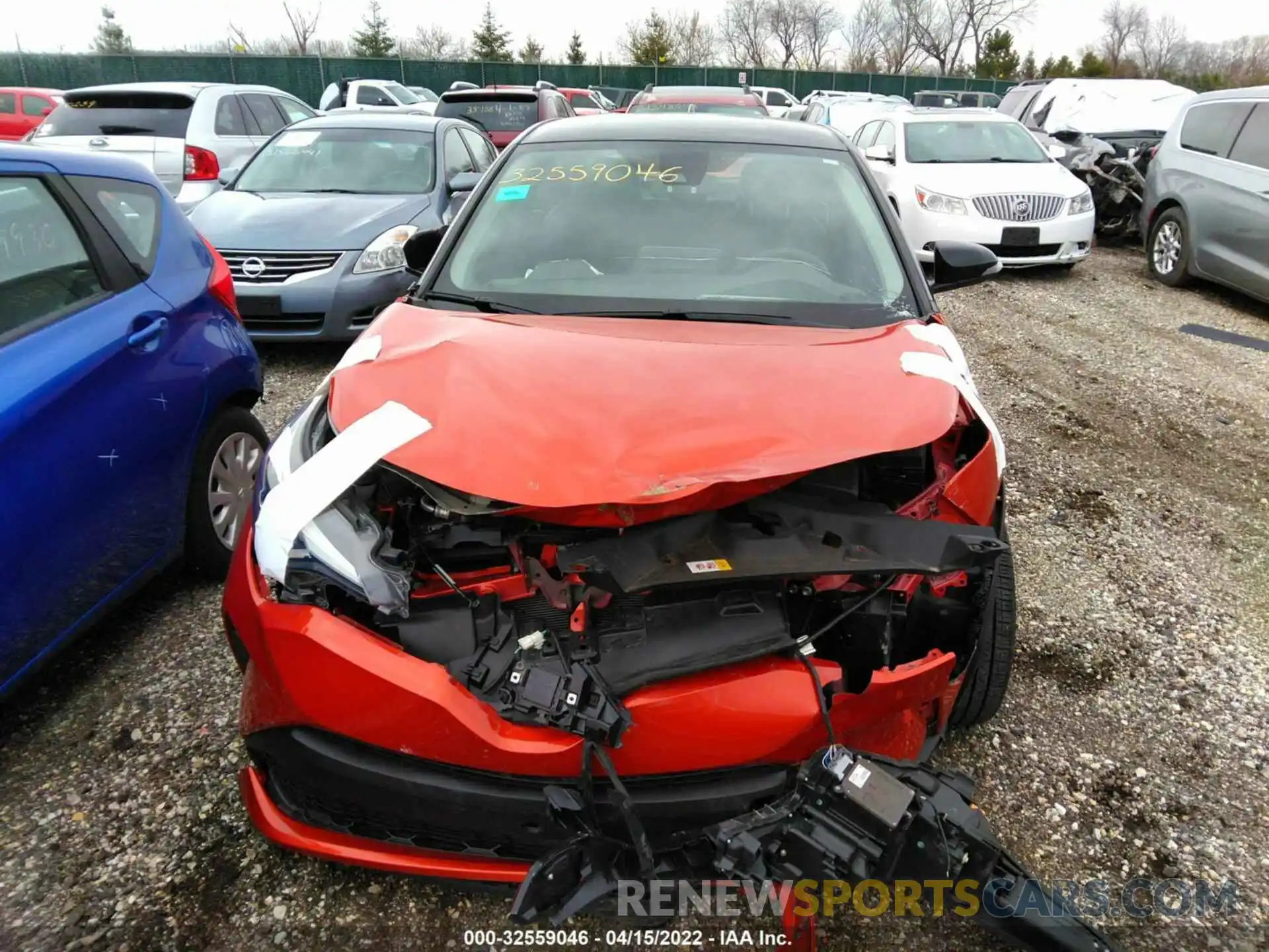 6 Photograph of a damaged car JTNKHMBX8L1063246 TOYOTA C-HR 2020