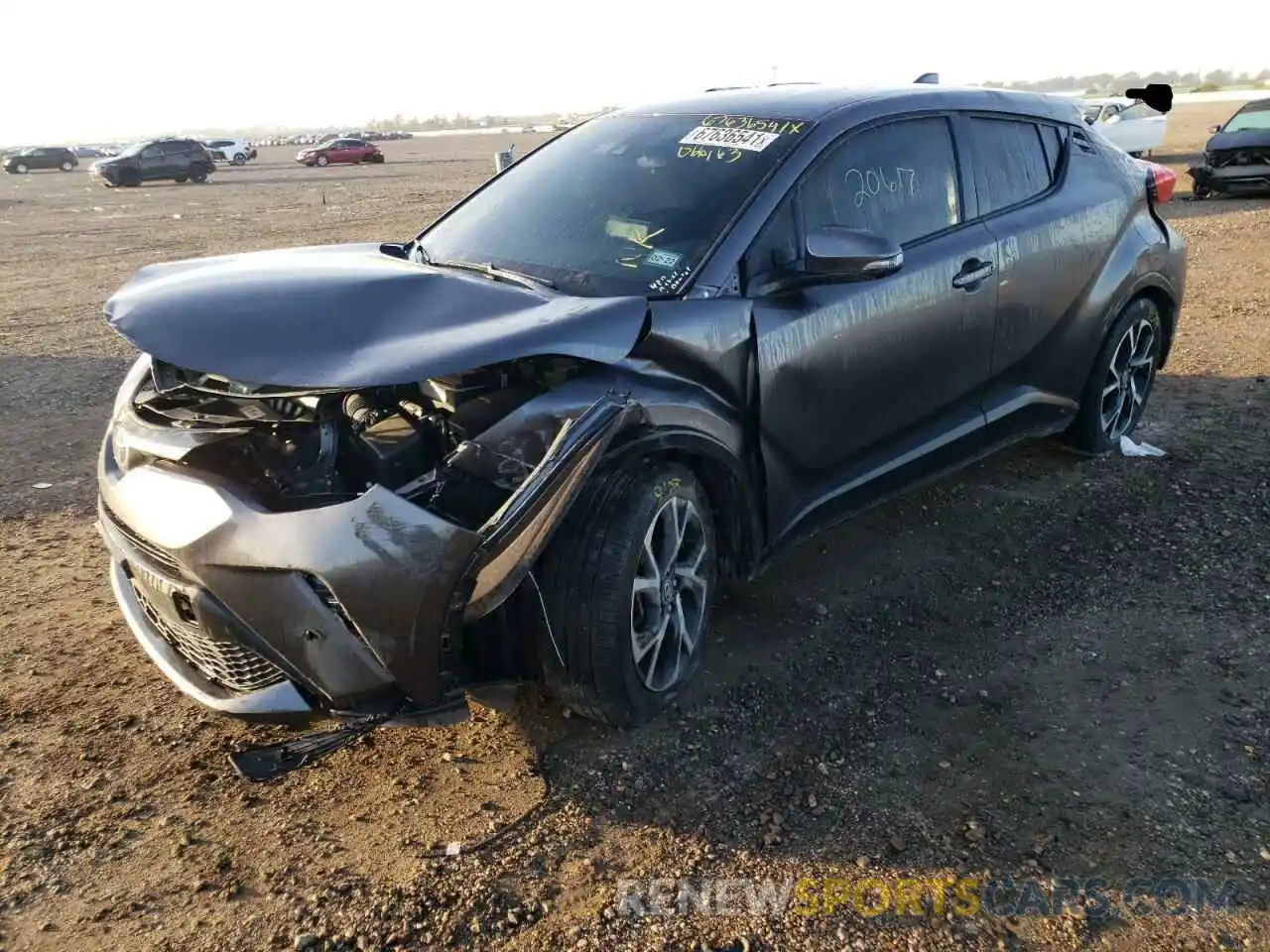 2 Фотография поврежденного автомобиля JTNKHMBX8L1066163 TOYOTA C-HR 2020