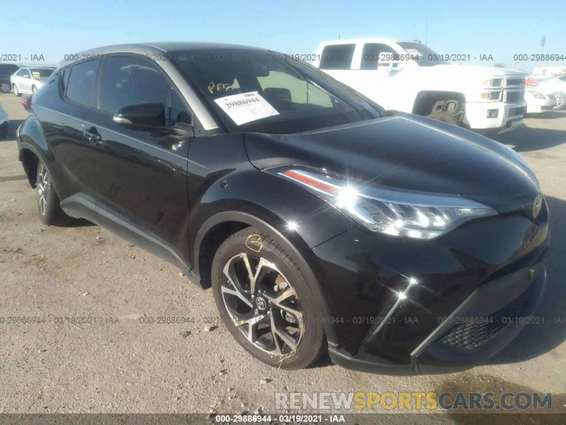 1 Photograph of a damaged car JTNKHMBX8L1069709 TOYOTA C-HR 2020