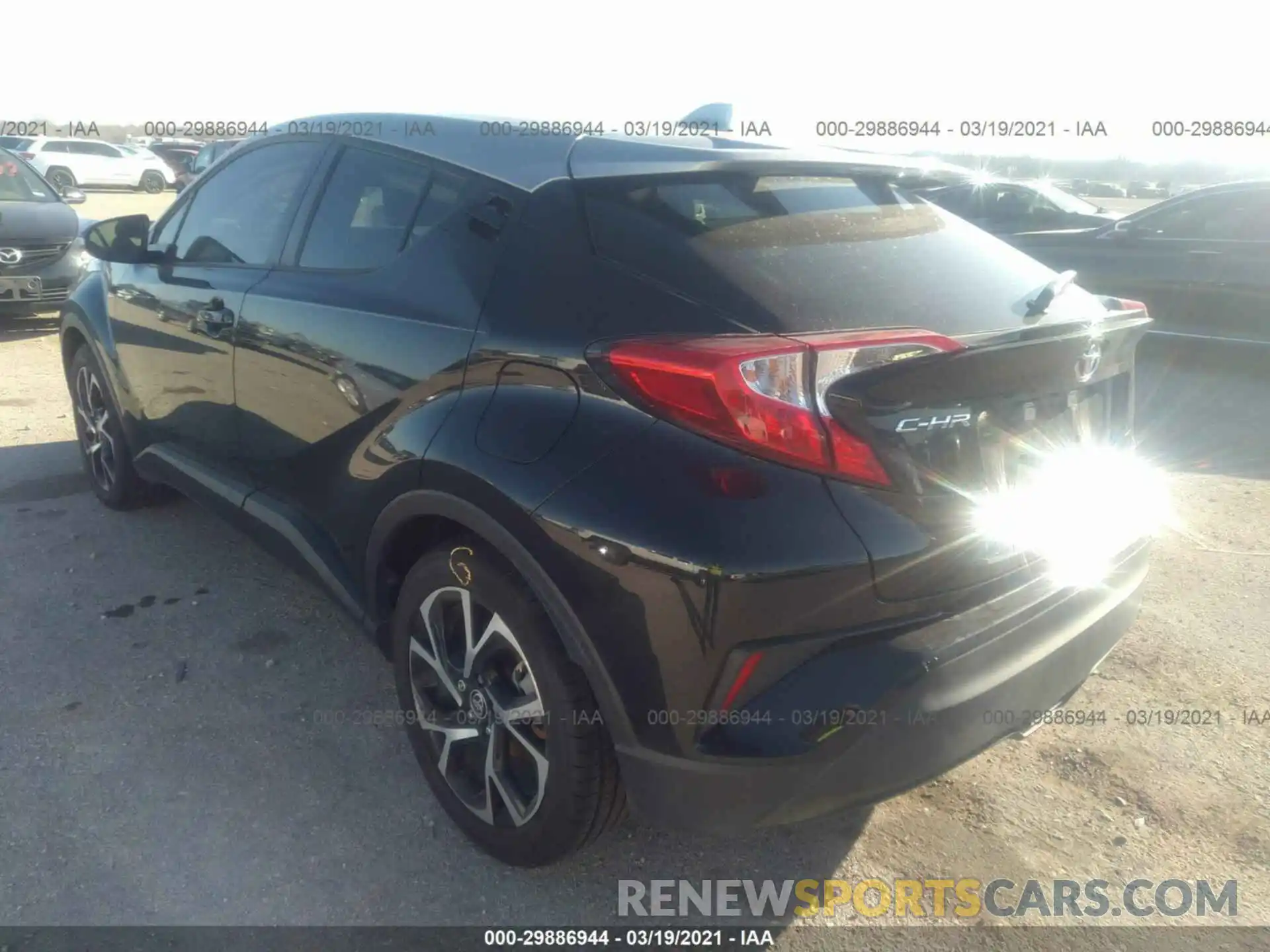 3 Photograph of a damaged car JTNKHMBX8L1069709 TOYOTA C-HR 2020