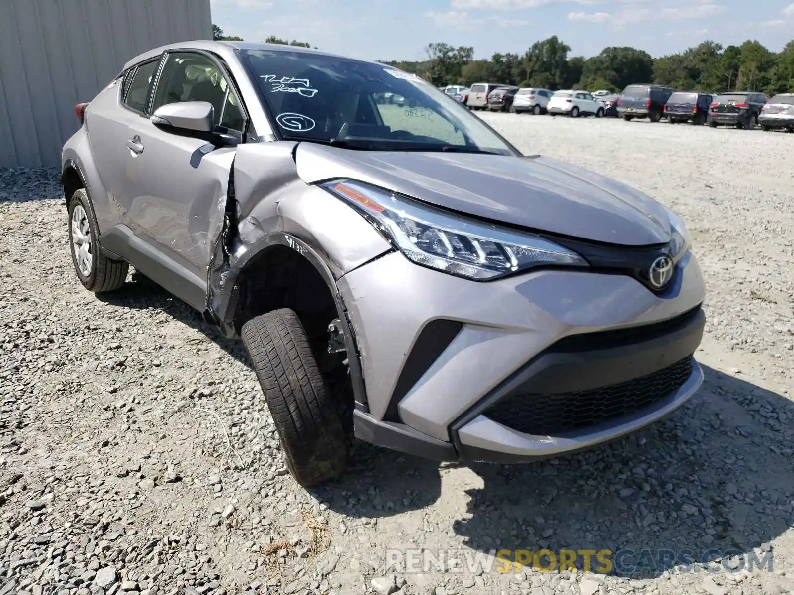 1 Photograph of a damaged car JTNKHMBX8L1074229 TOYOTA C-HR 2020