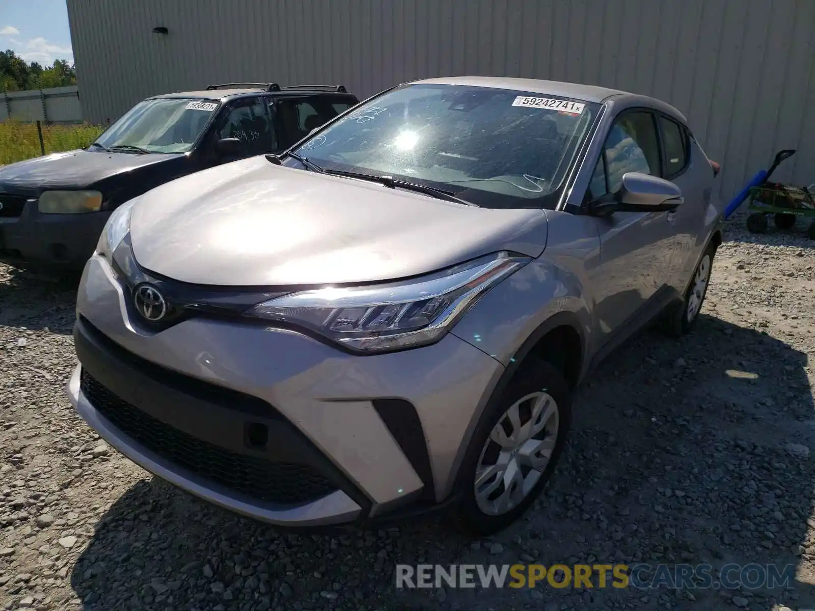 2 Photograph of a damaged car JTNKHMBX8L1074229 TOYOTA C-HR 2020