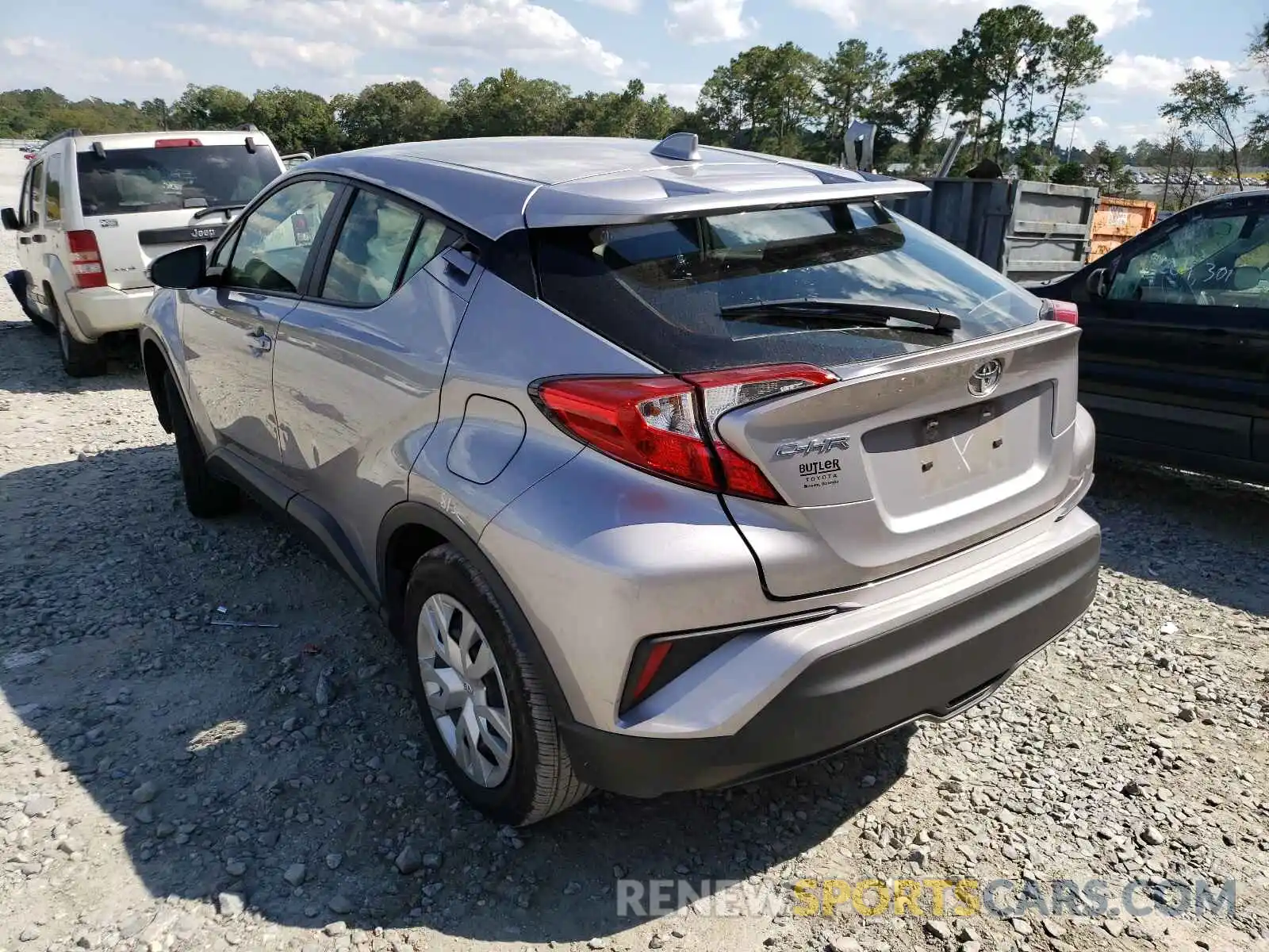 3 Photograph of a damaged car JTNKHMBX8L1074229 TOYOTA C-HR 2020