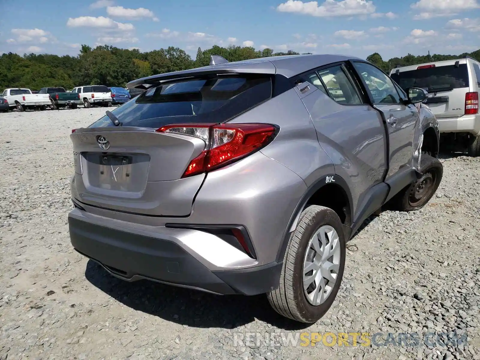 4 Photograph of a damaged car JTNKHMBX8L1074229 TOYOTA C-HR 2020