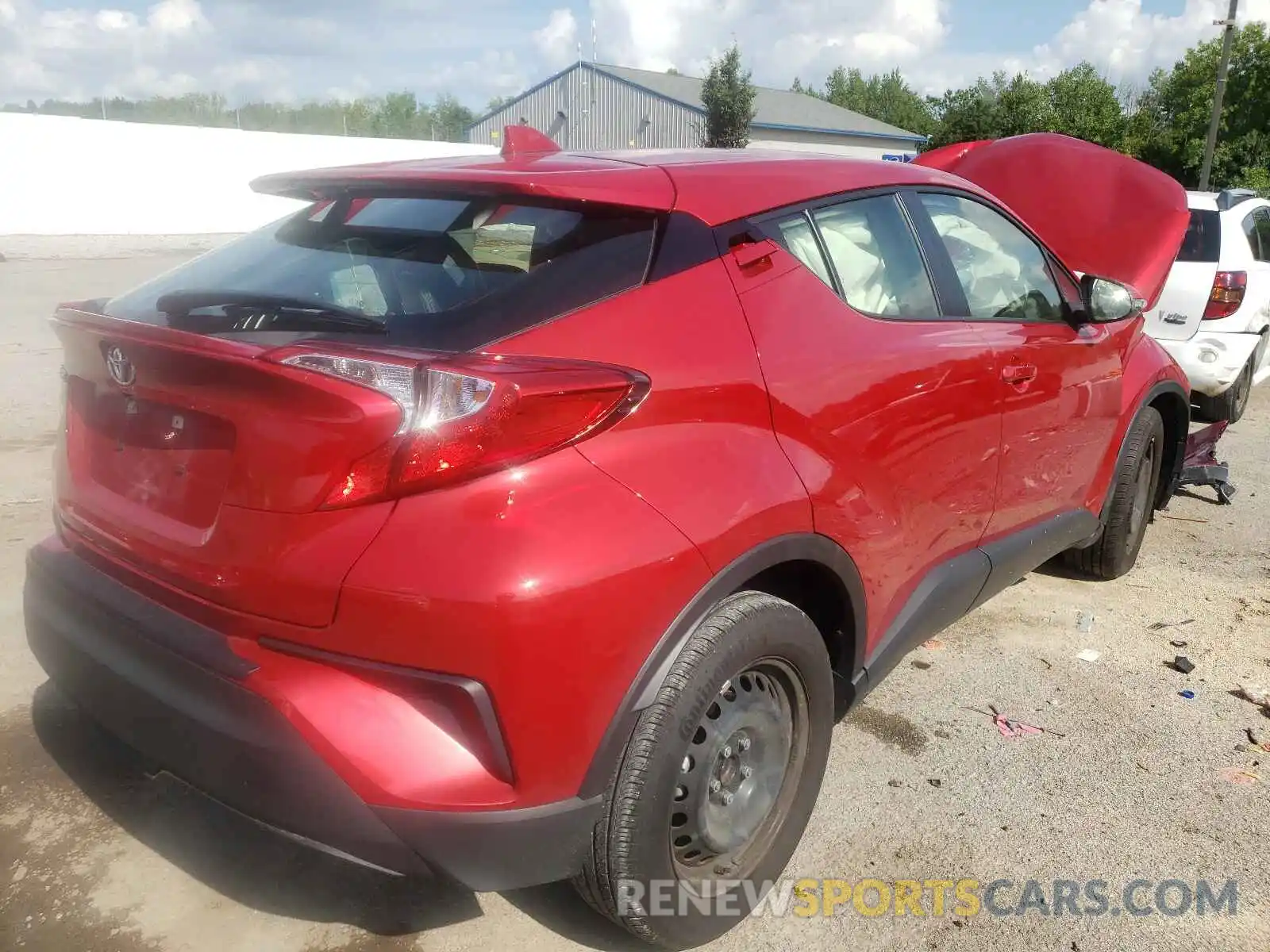 4 Photograph of a damaged car JTNKHMBX8L1074246 TOYOTA C-HR 2020