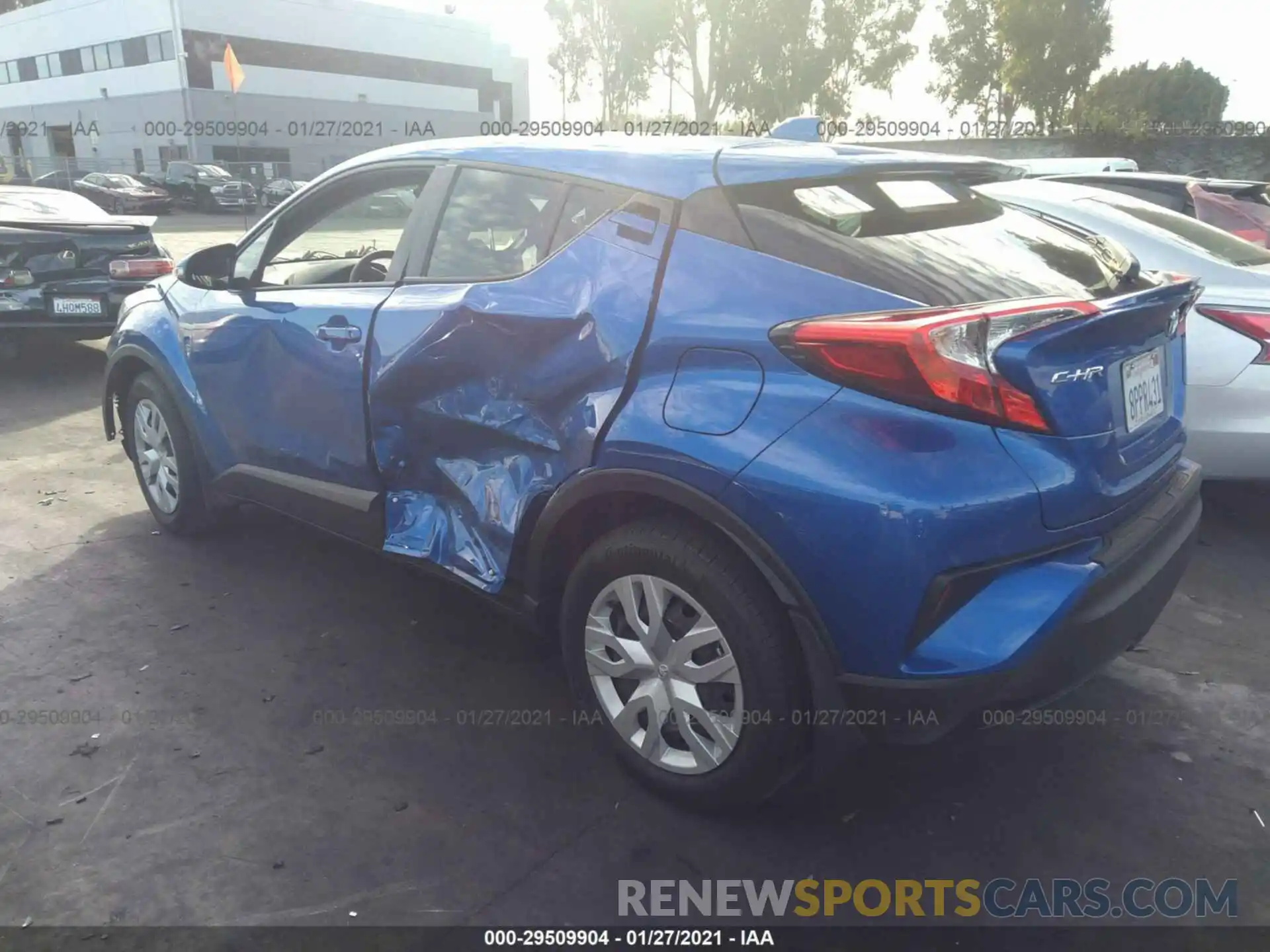 3 Photograph of a damaged car JTNKHMBX8L1077129 TOYOTA C-HR 2020