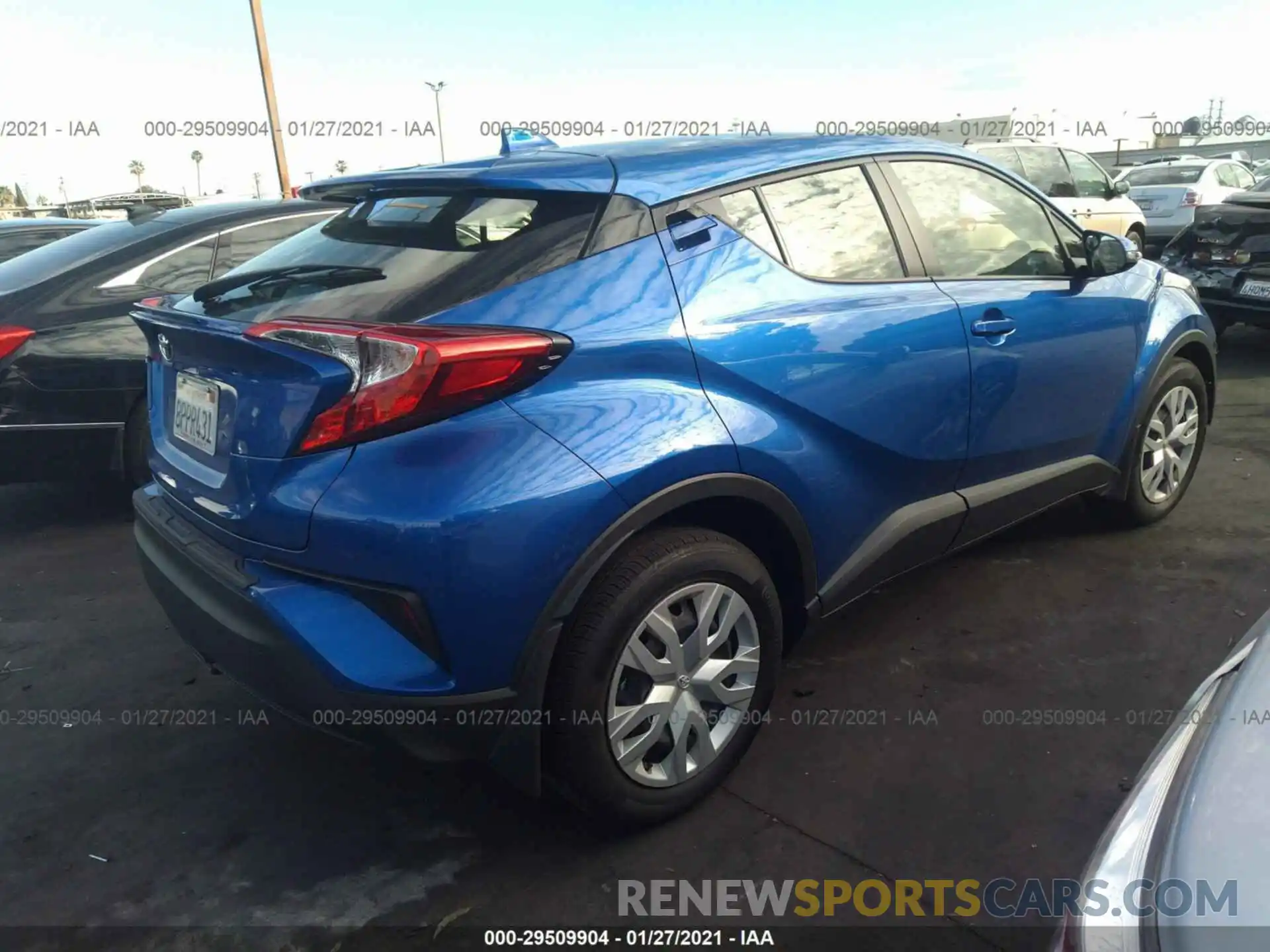 4 Photograph of a damaged car JTNKHMBX8L1077129 TOYOTA C-HR 2020