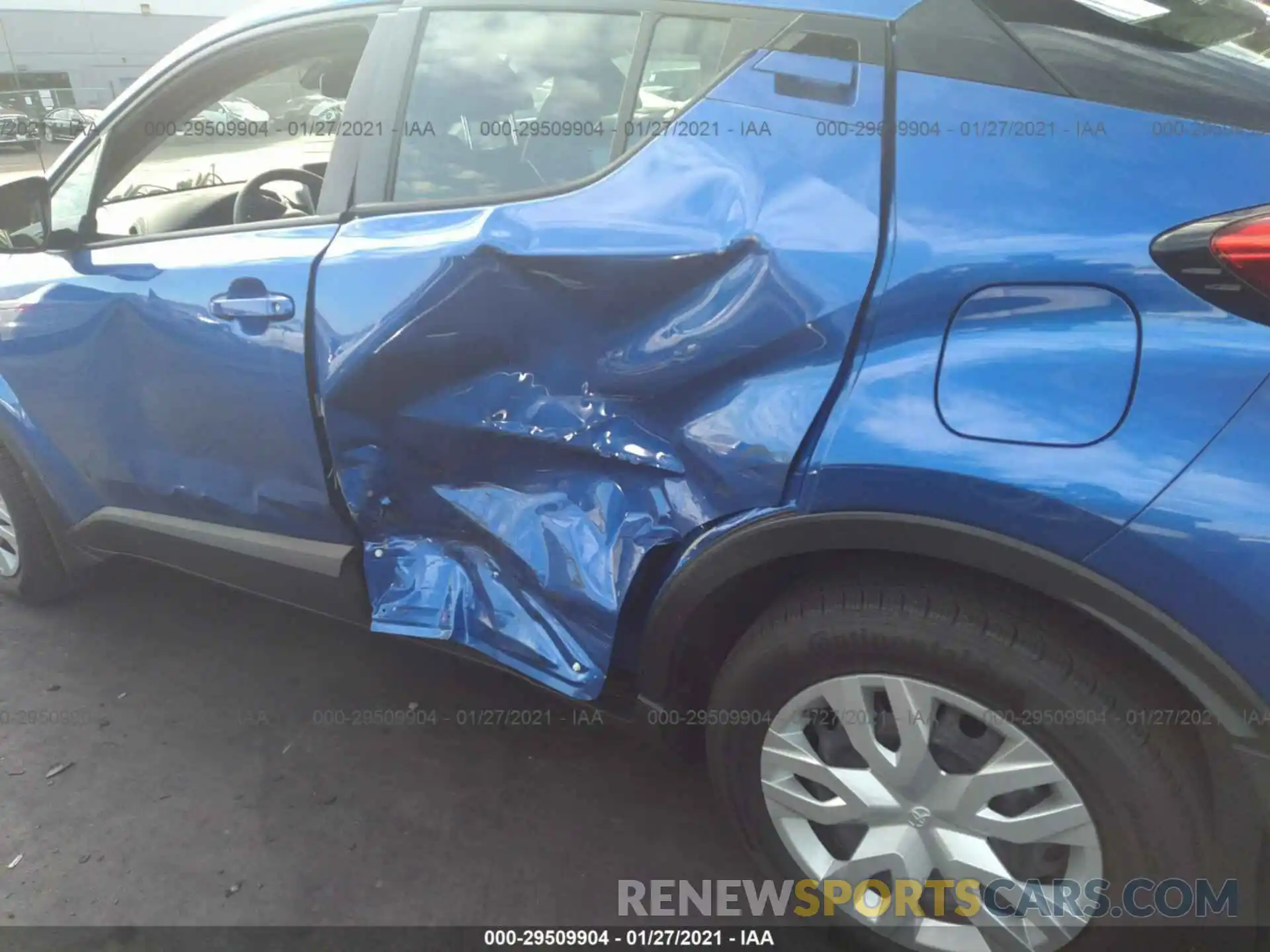 6 Photograph of a damaged car JTNKHMBX8L1077129 TOYOTA C-HR 2020