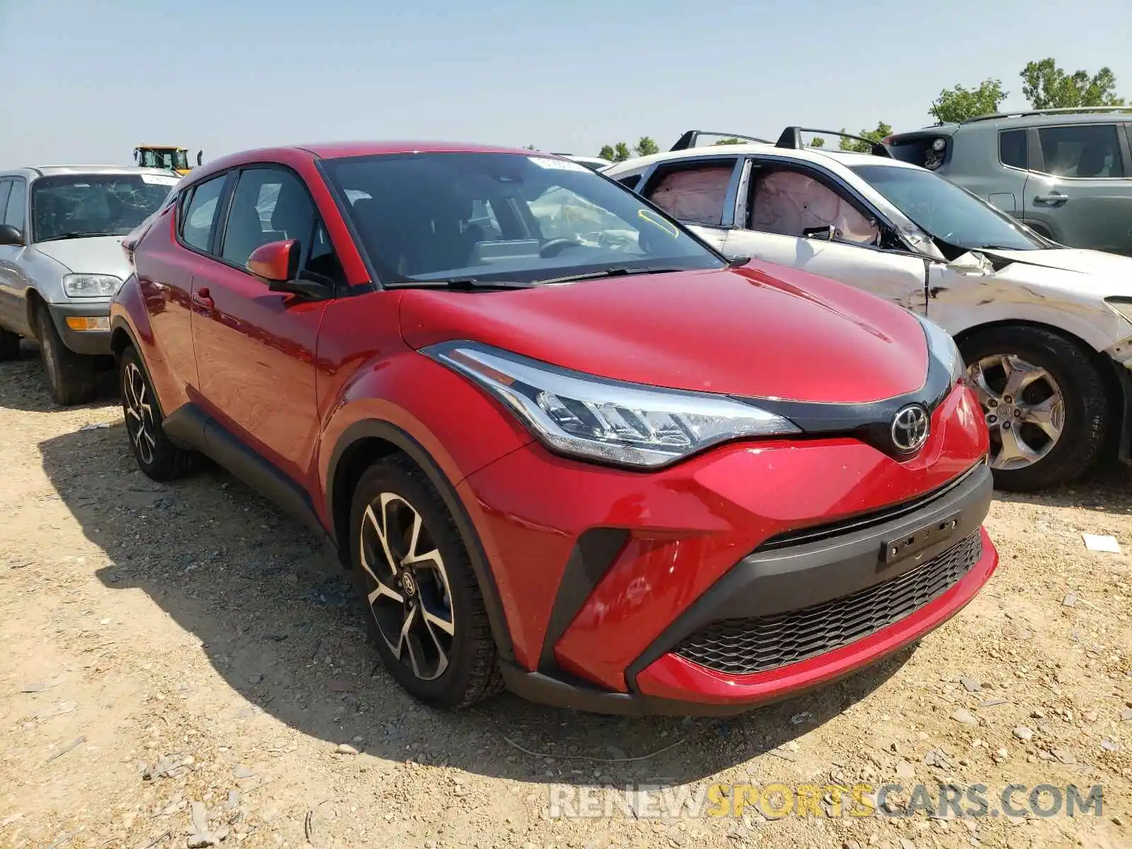 1 Photograph of a damaged car JTNKHMBX8L1077339 TOYOTA C-HR 2020