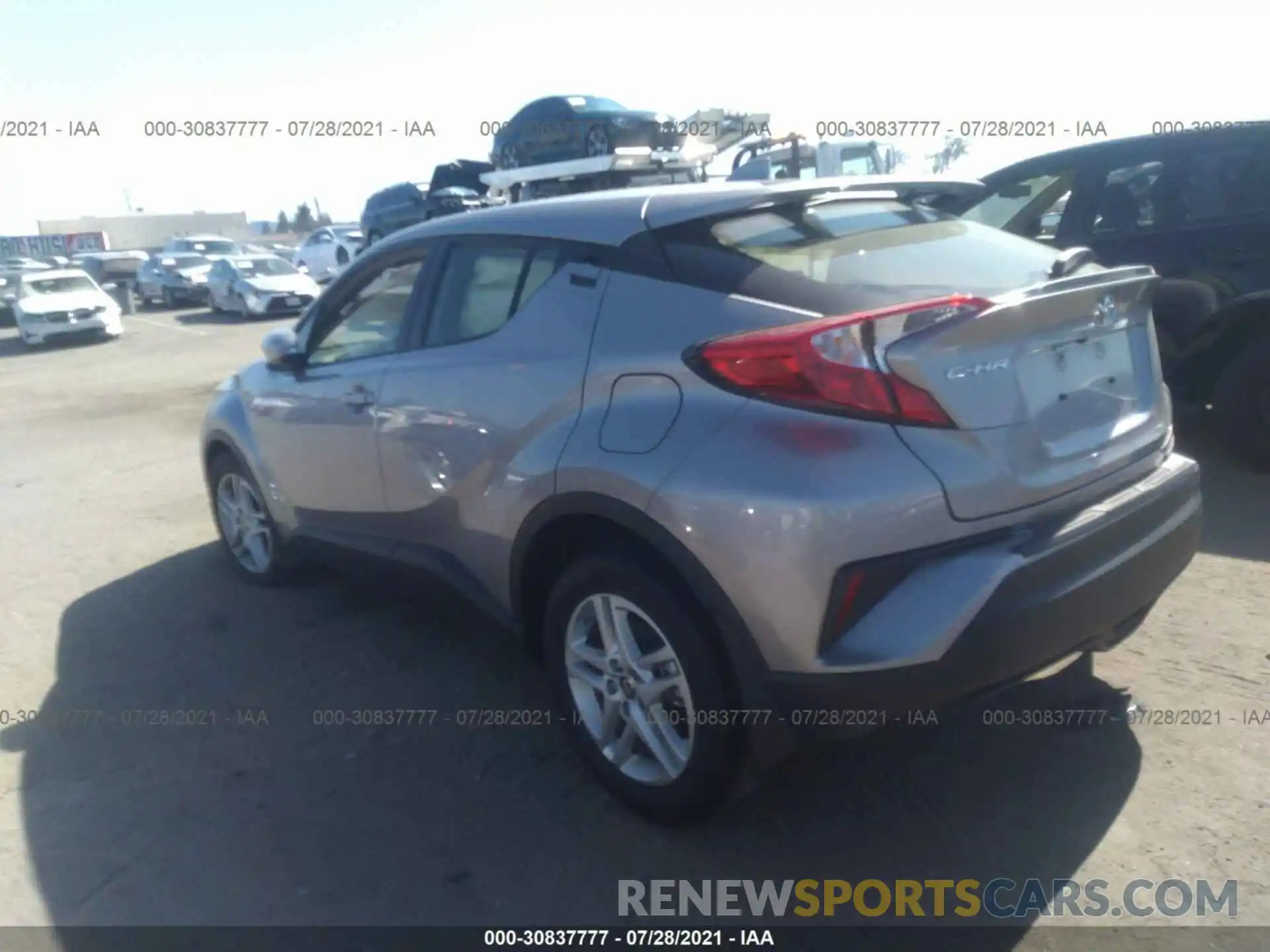 3 Photograph of a damaged car JTNKHMBX8L1078684 TOYOTA C-HR 2020