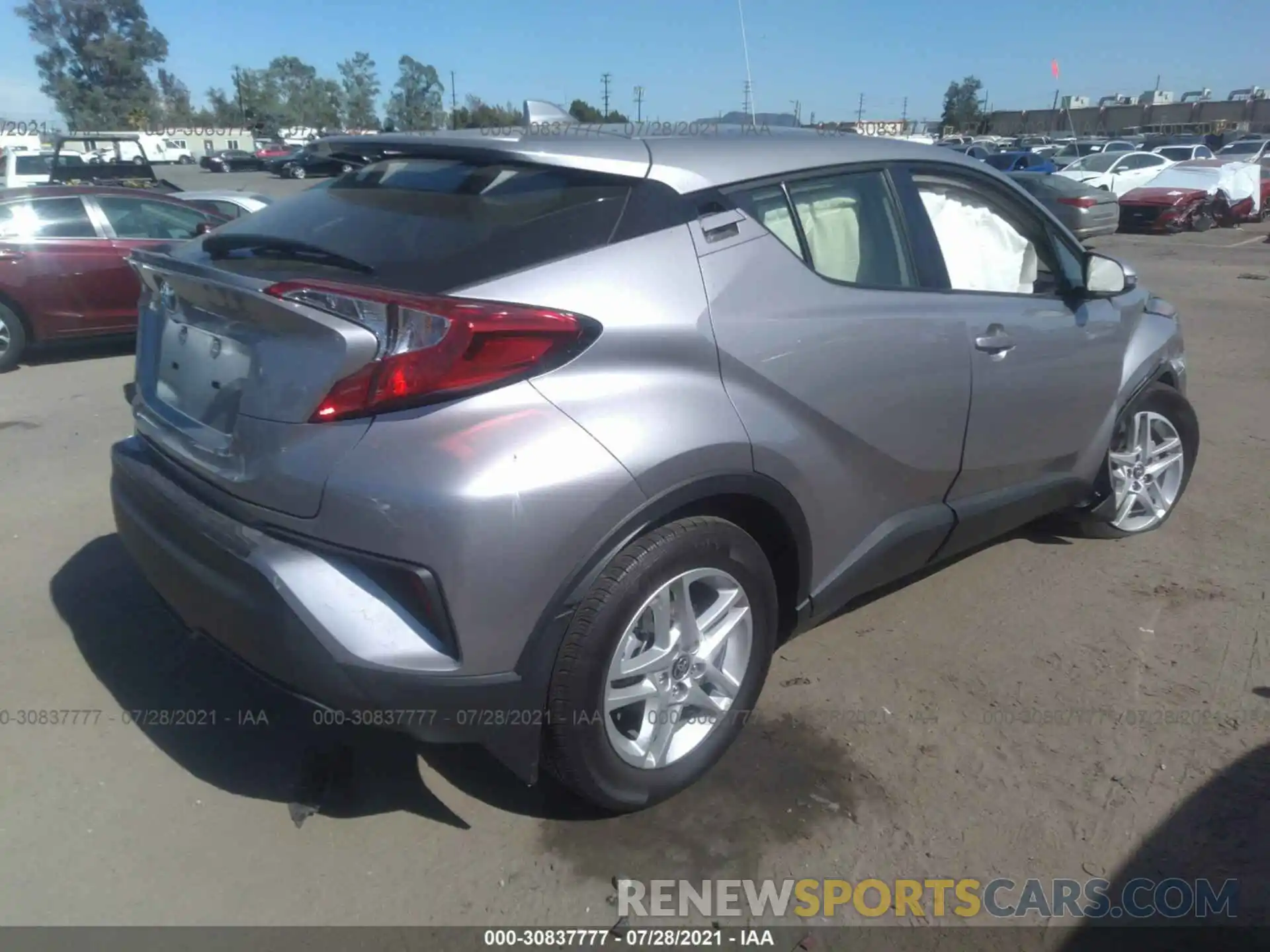 4 Photograph of a damaged car JTNKHMBX8L1078684 TOYOTA C-HR 2020