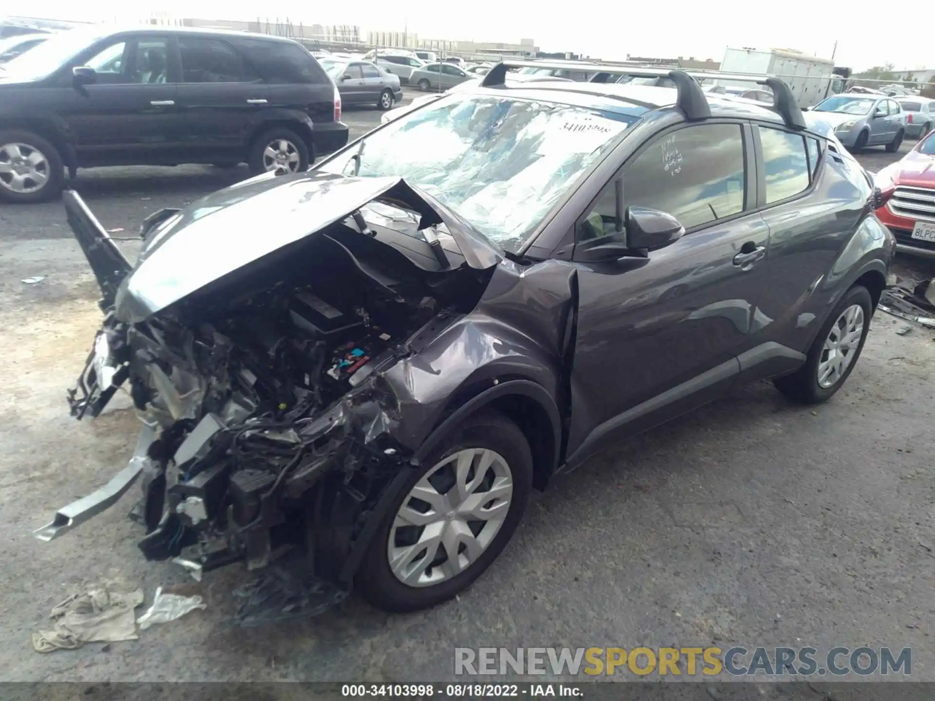 2 Photograph of a damaged car JTNKHMBX8L1079267 TOYOTA C-HR 2020