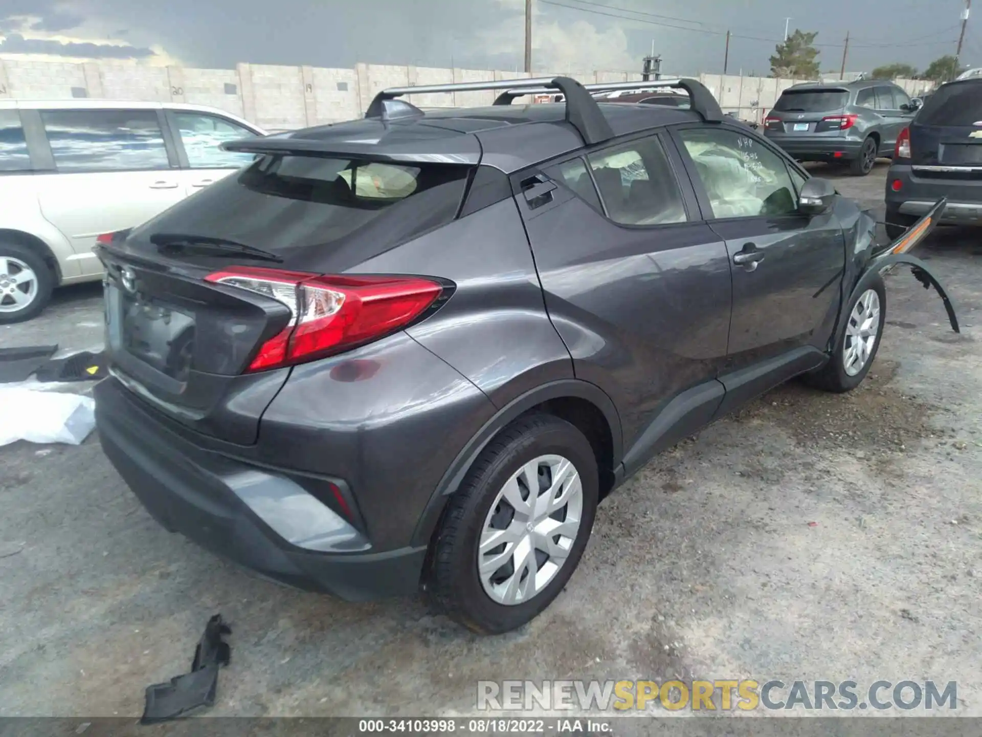 4 Photograph of a damaged car JTNKHMBX8L1079267 TOYOTA C-HR 2020