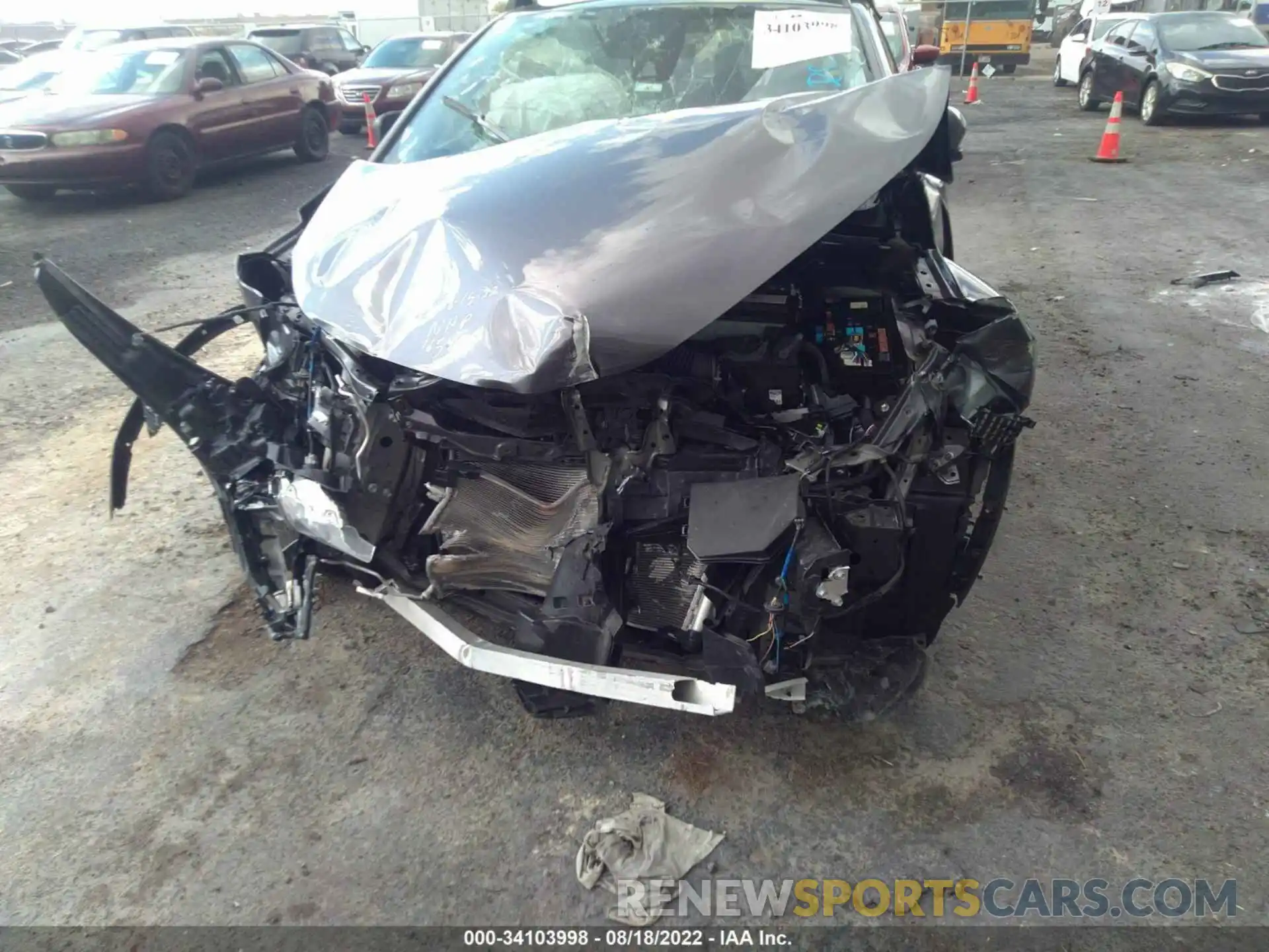 6 Photograph of a damaged car JTNKHMBX8L1079267 TOYOTA C-HR 2020