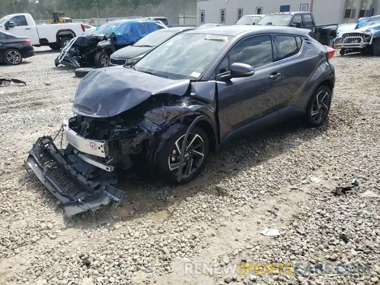 2 Photograph of a damaged car JTNKHMBX8L1080676 TOYOTA C-HR 2020