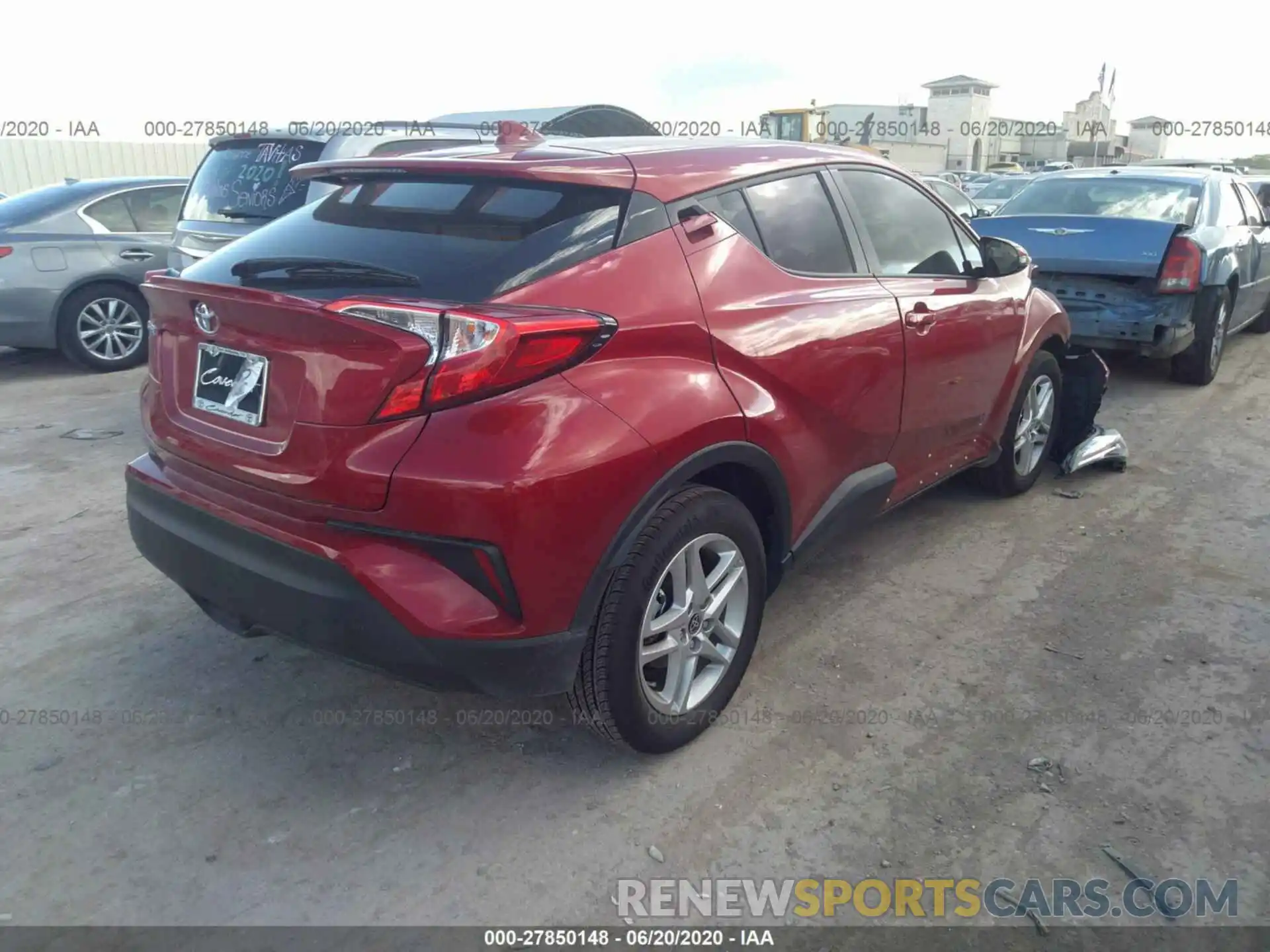 4 Photograph of a damaged car JTNKHMBX8L1082041 TOYOTA C-HR 2020