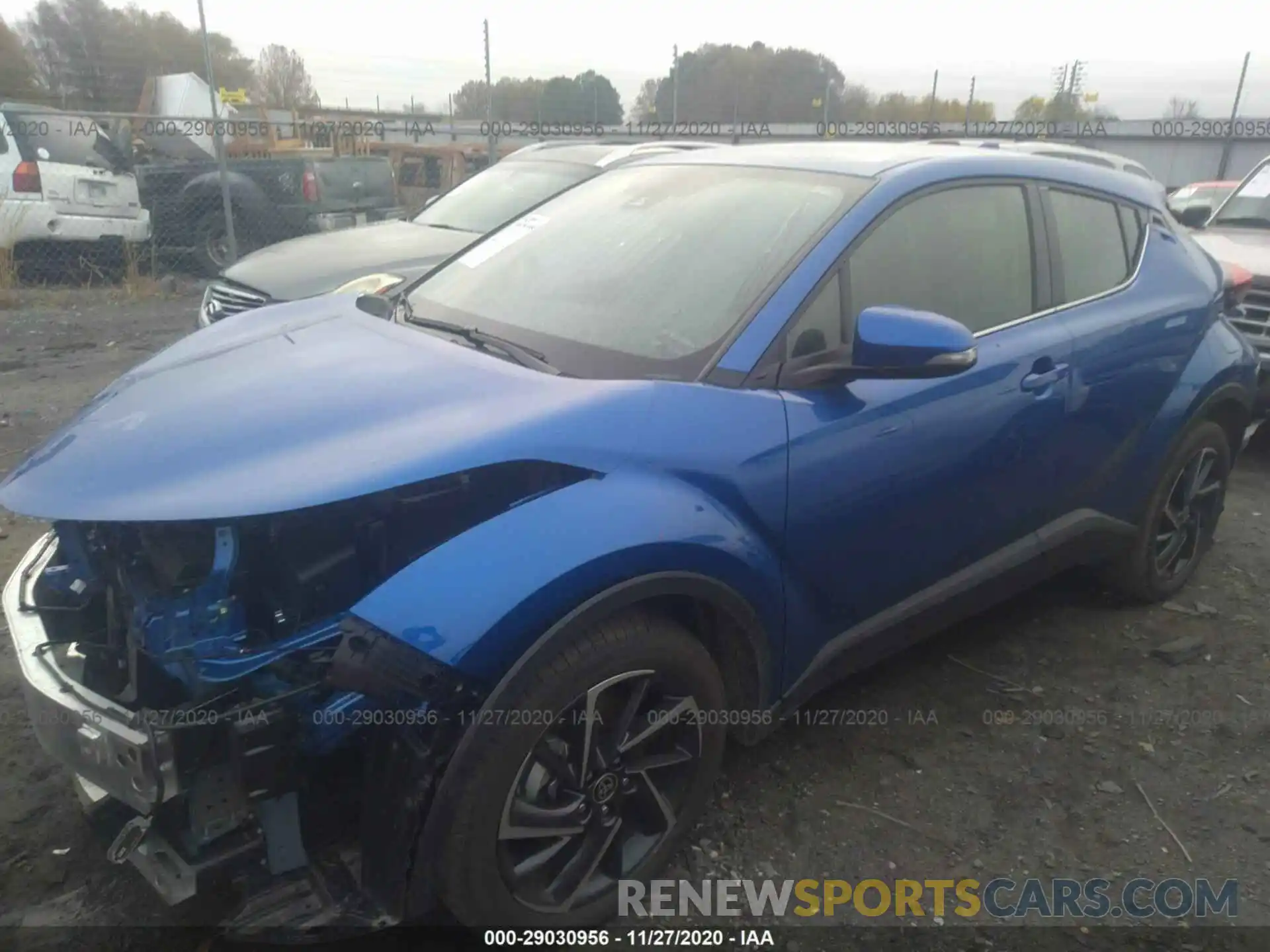 2 Photograph of a damaged car JTNKHMBX8L1085439 TOYOTA C-HR 2020