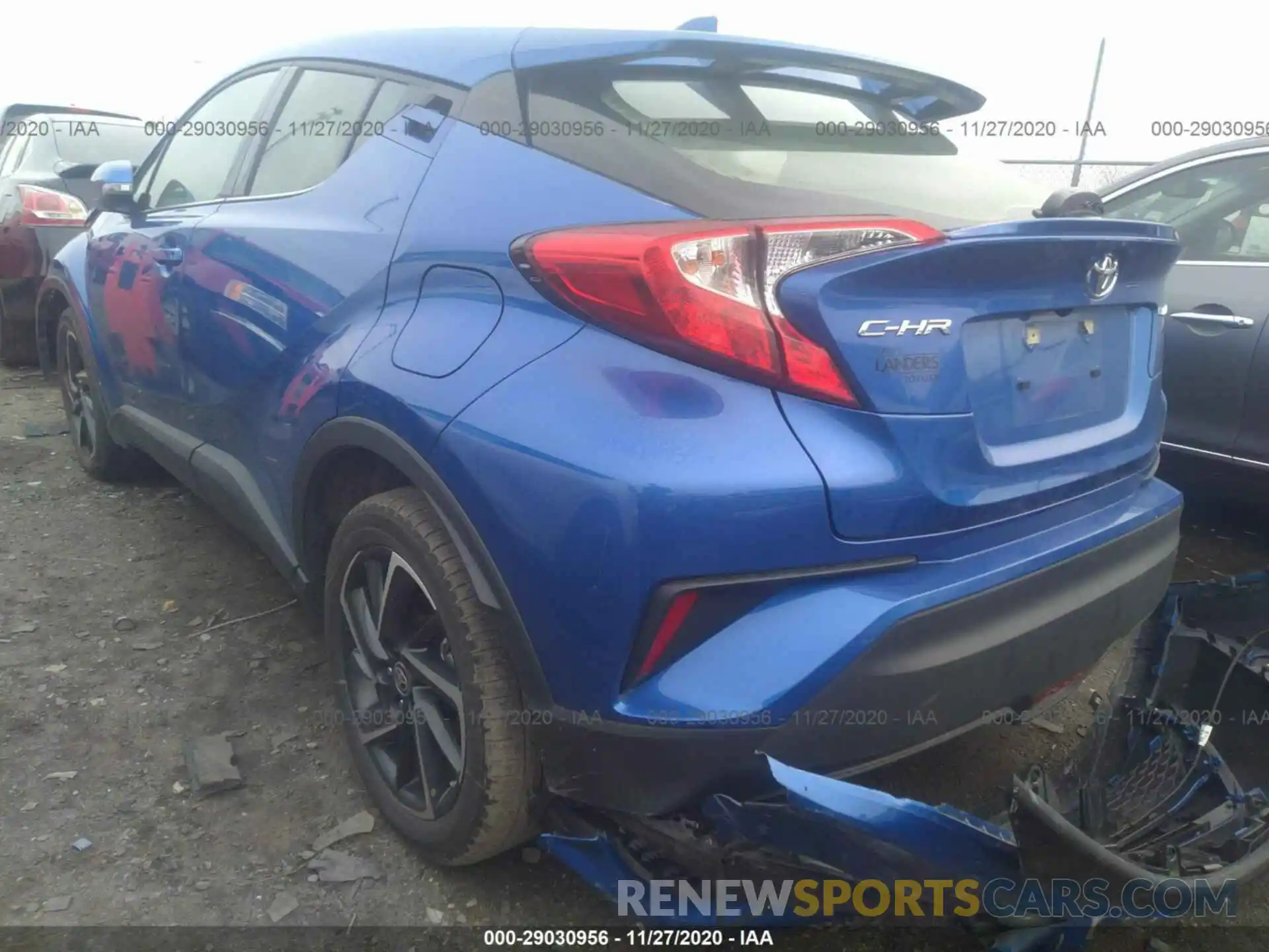 3 Photograph of a damaged car JTNKHMBX8L1085439 TOYOTA C-HR 2020