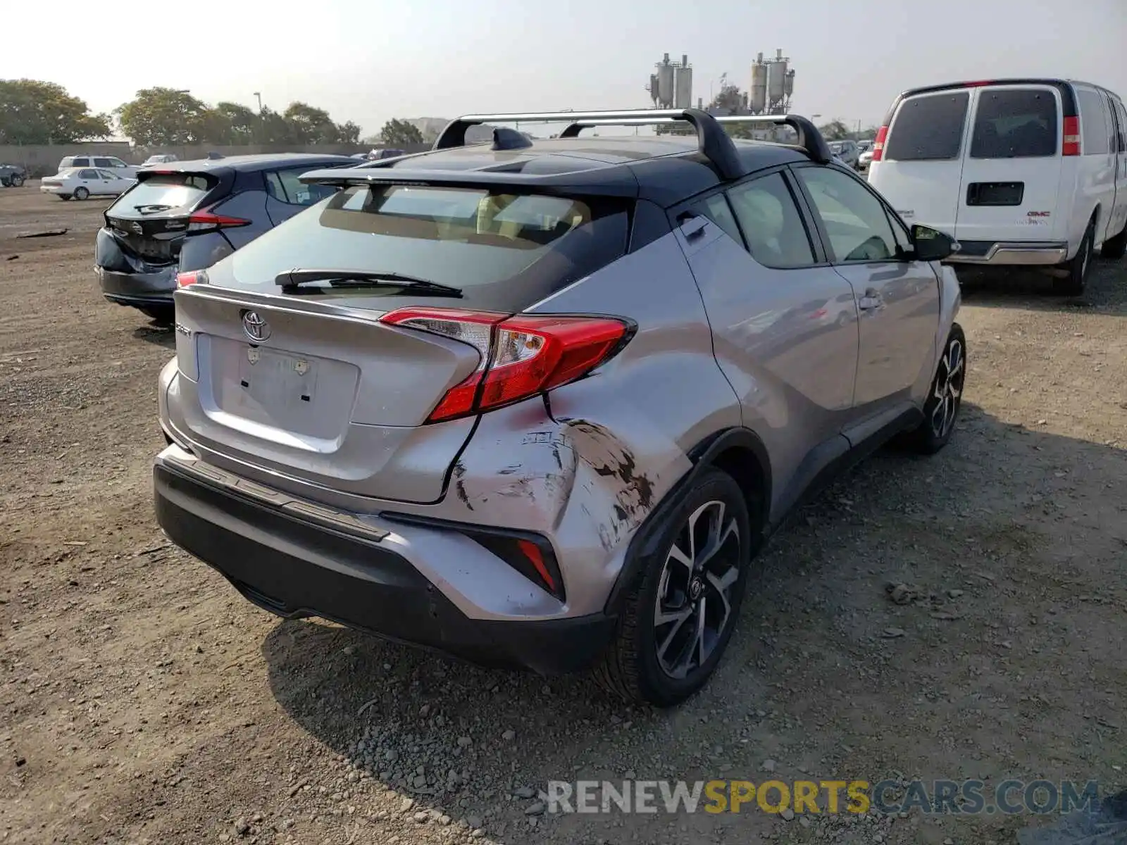 4 Photograph of a damaged car JTNKHMBX8L1085828 TOYOTA C-HR 2020