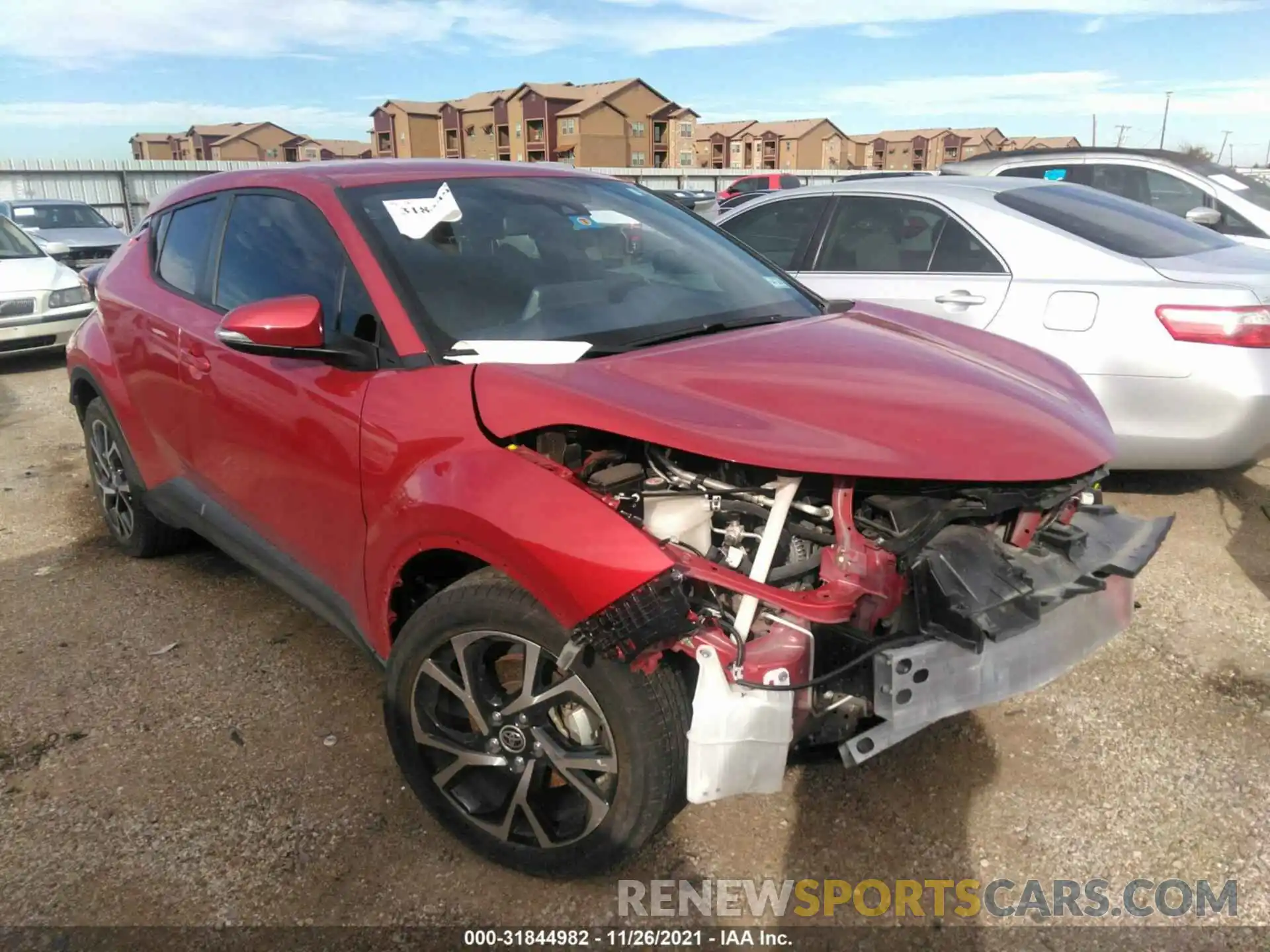 1 Photograph of a damaged car JTNKHMBX8L1086218 TOYOTA C-HR 2020