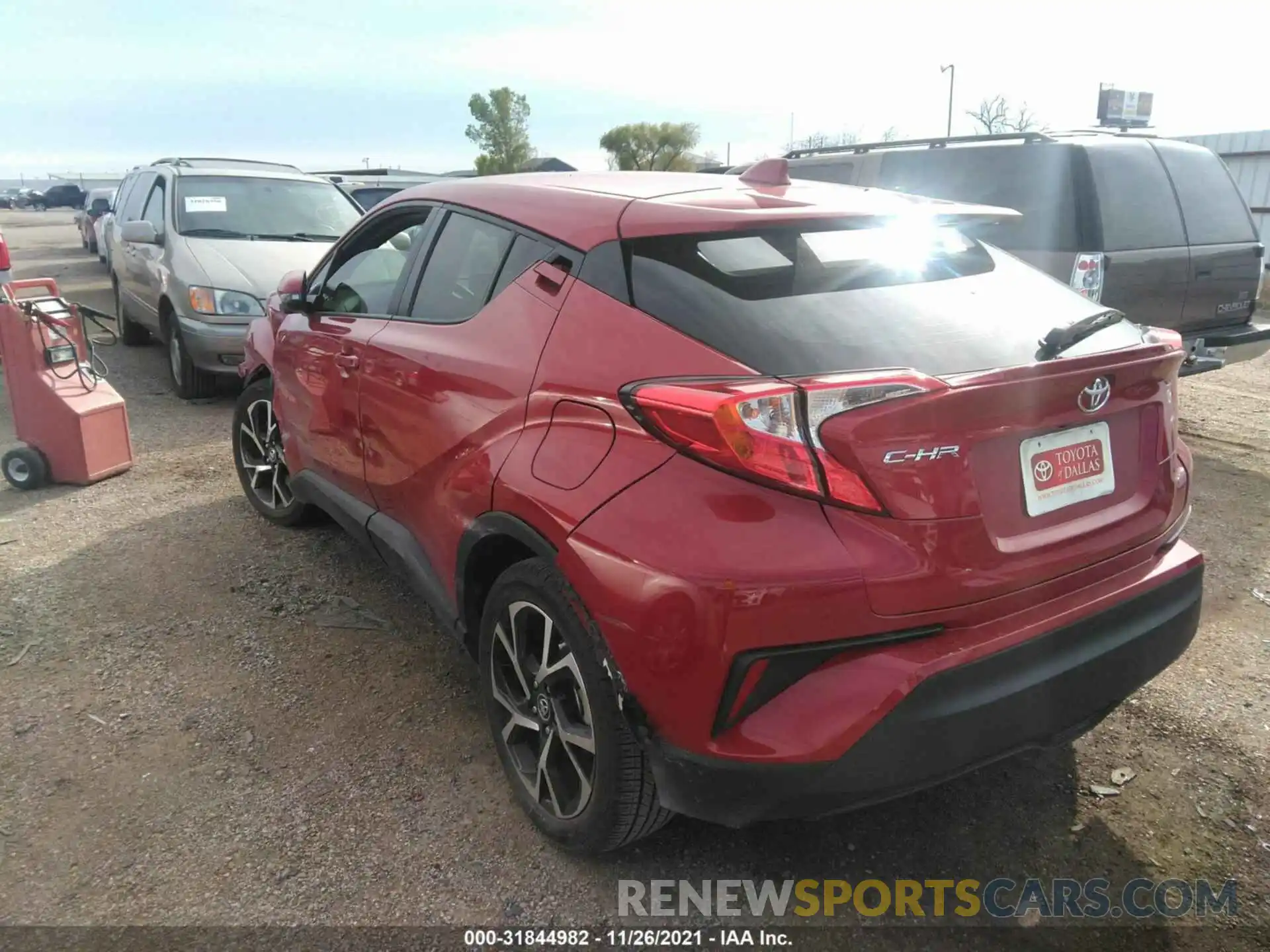 3 Photograph of a damaged car JTNKHMBX8L1086218 TOYOTA C-HR 2020