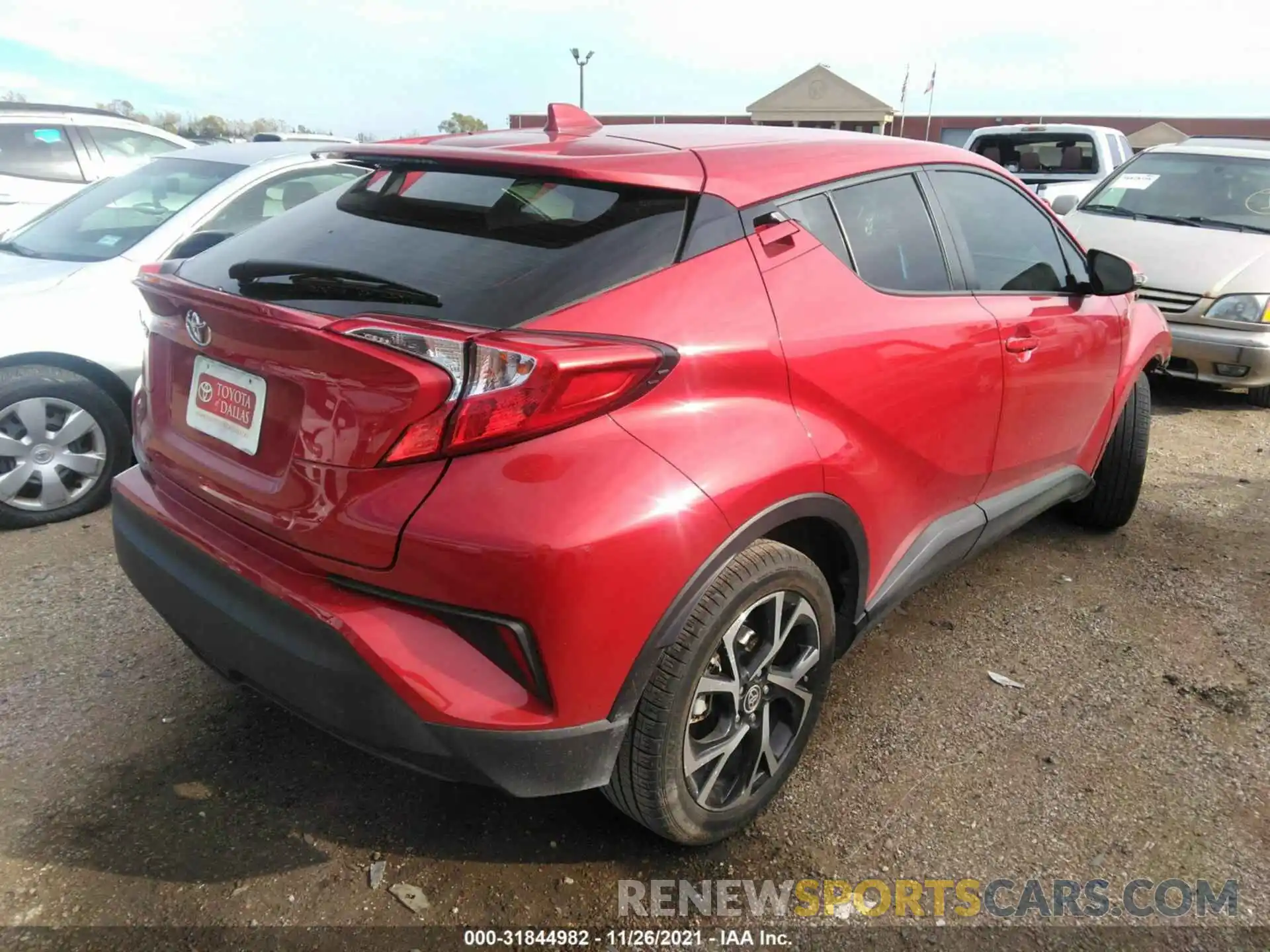 4 Photograph of a damaged car JTNKHMBX8L1086218 TOYOTA C-HR 2020