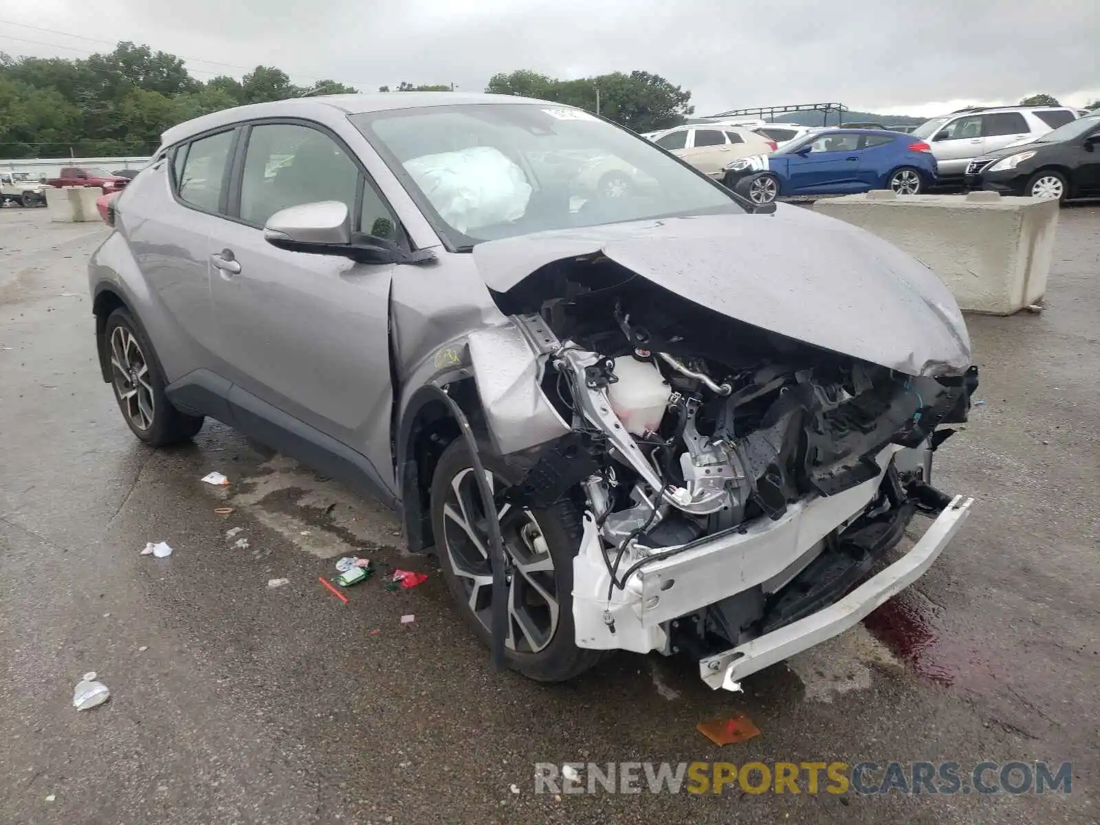 1 Photograph of a damaged car JTNKHMBX8L1086364 TOYOTA C-HR 2020