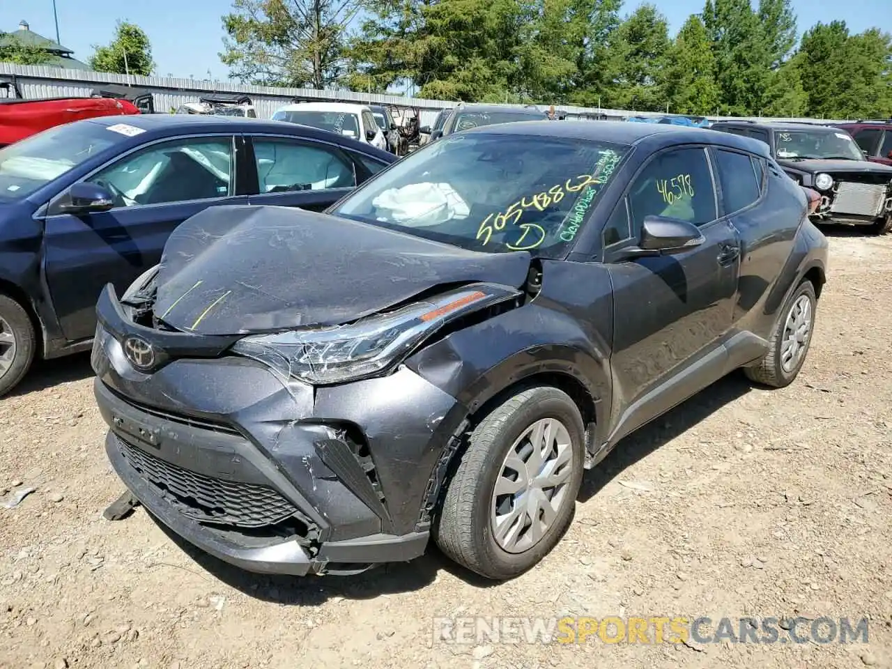 2 Photograph of a damaged car JTNKHMBX8L1086395 TOYOTA C-HR 2020