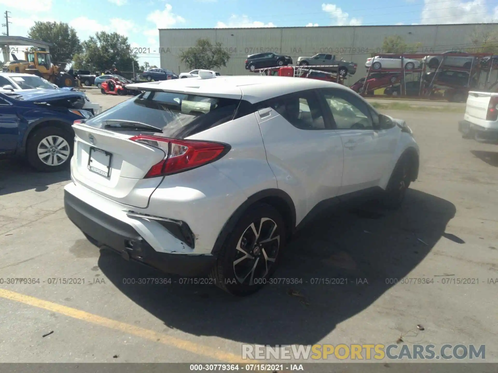 4 Photograph of a damaged car JTNKHMBX8L1088115 TOYOTA C-HR 2020