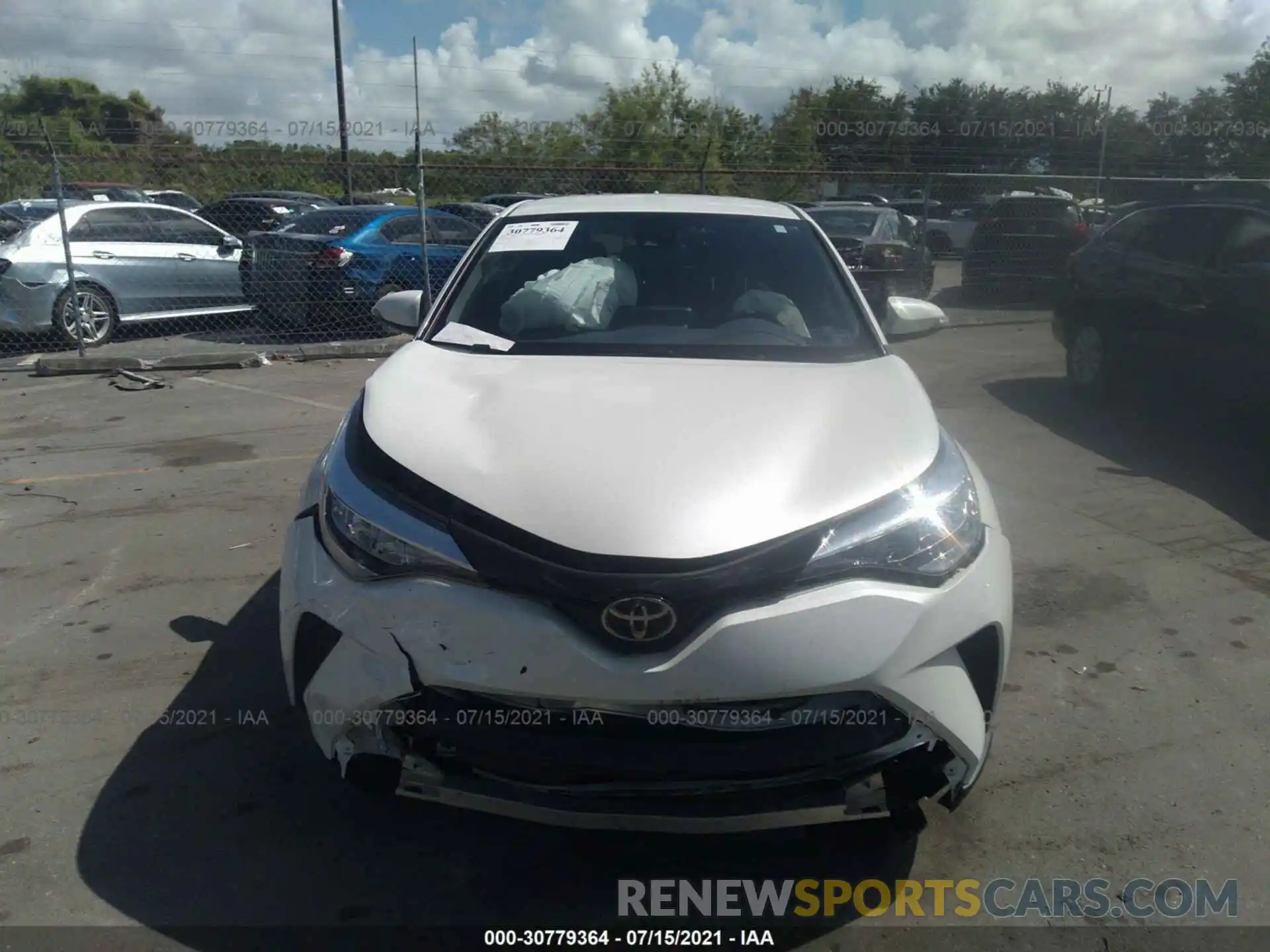 6 Photograph of a damaged car JTNKHMBX8L1088115 TOYOTA C-HR 2020