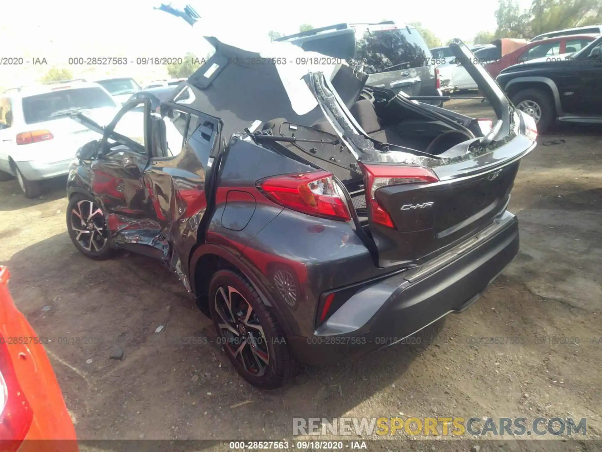 3 Photograph of a damaged car JTNKHMBX8L1089619 TOYOTA C-HR 2020